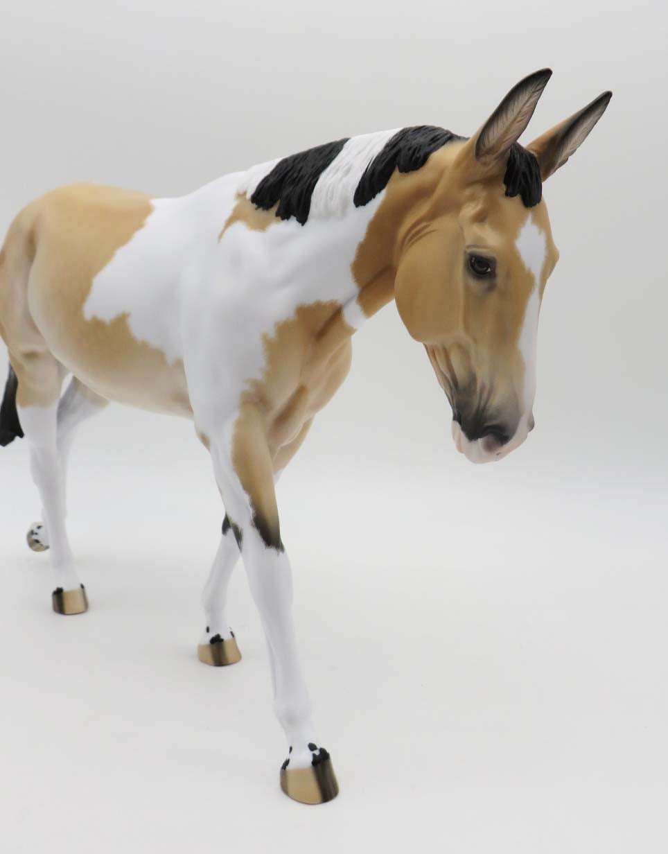 Sealed With A Kiss- OOAK - Dappled Buckskin Mule By Ellen Robbins - Best Offers 2/20/23