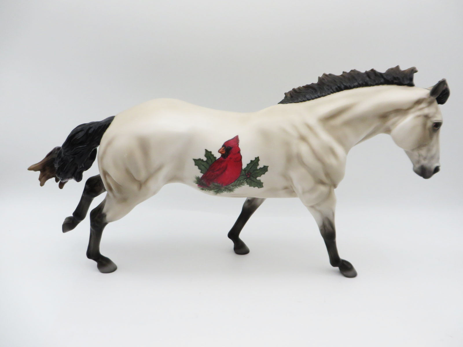 Seasons Greetings - OOAK - Decorator Buttermilk Buckskin Remington by Jess Hamill - CT22
