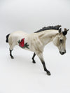 Seasons Greetings - OOAK - Decorator Buttermilk Buckskin Remington by Jess Hamill - CT22