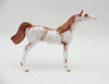 Serene Sunset - OOAK - Chestnut Sabino Arab Chip By Andrea Thomason - Christmas Tails 2022 - CT22