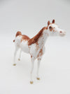 Serene Sunset - OOAK - Chestnut Sabino Arab Chip By Andrea Thomason - Christmas Tails 2022 - CT22