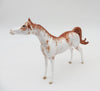 Serene Sunset - OOAK - Chestnut Sabino Arab Chip By Andrea Thomason - Christmas Tails 2022 - CT22