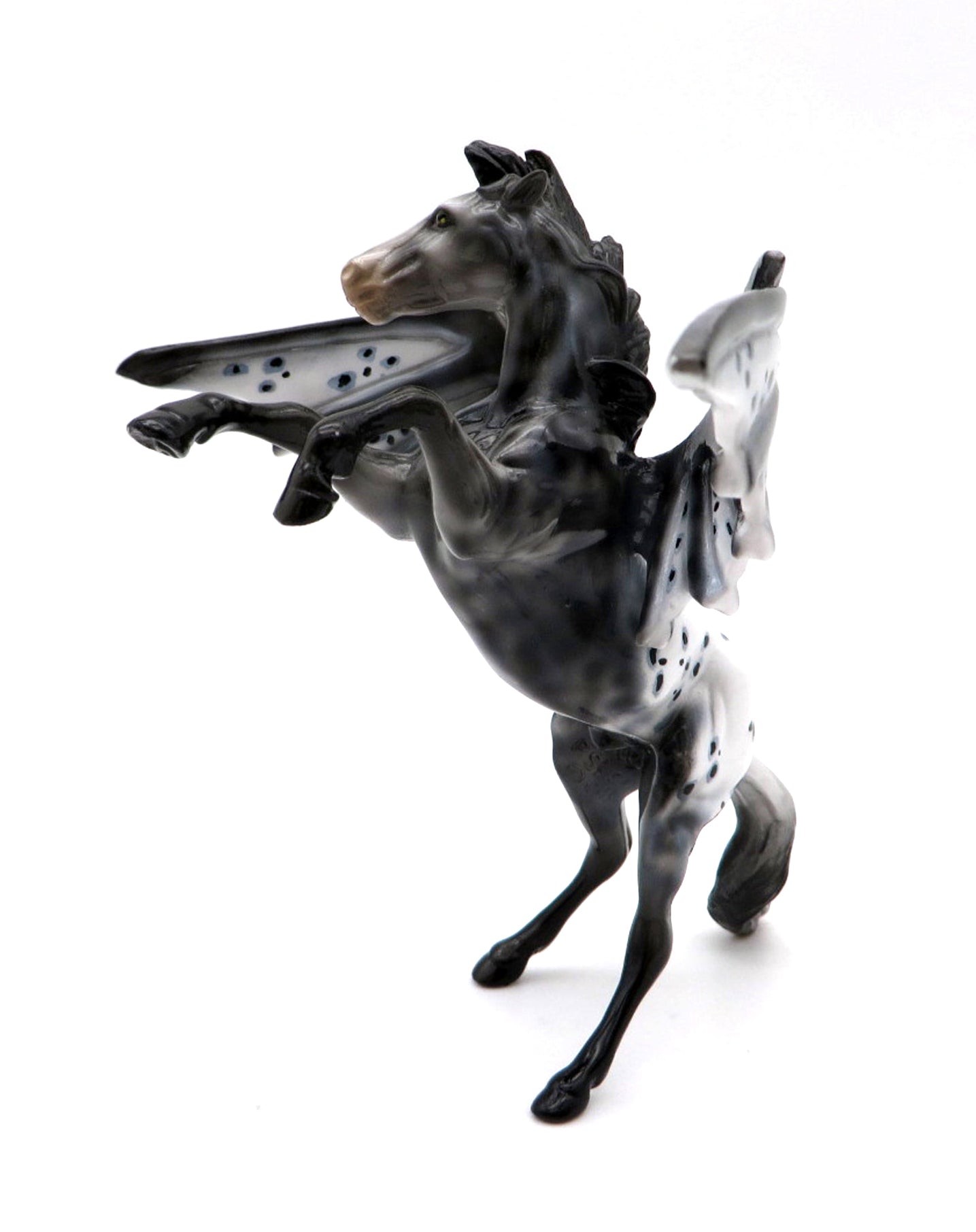 Shadar OOAK Rearing Bat Chip Painted By Dawn MM 21