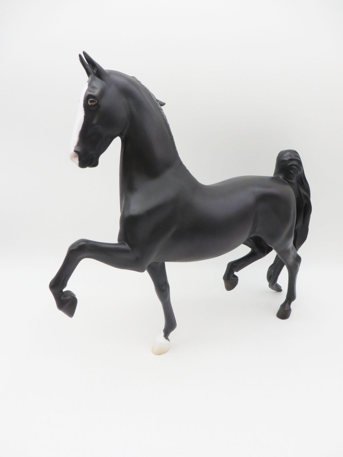 Shaded Black - OOAK - Saddlebred - Painted by Ashley Palmer - MM22