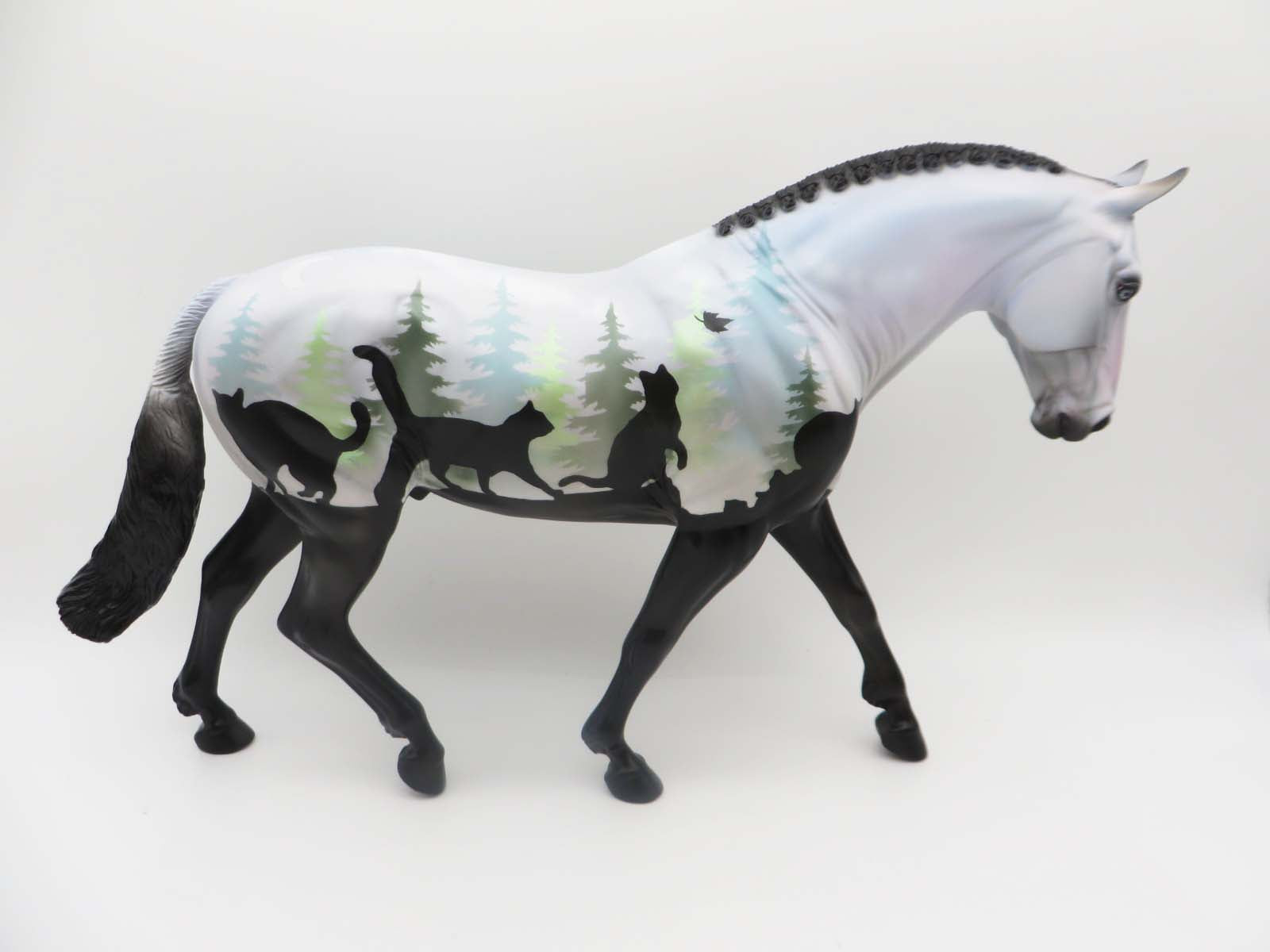 Shadow Clan - OOAK - Decorator Irish Draught By Dawn Quick - Best Offers Paws & Claws 2023 - P&C 23