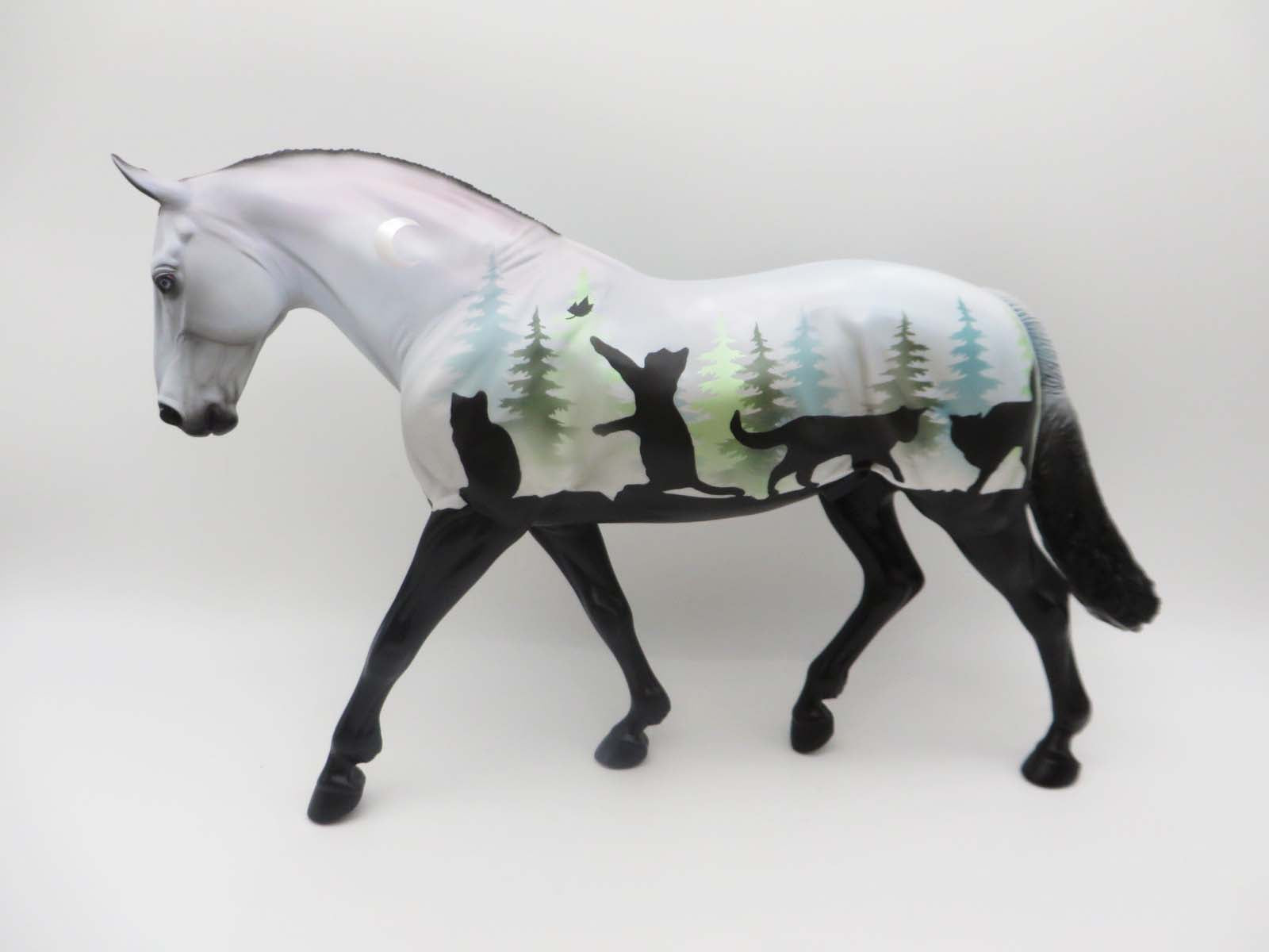 Shadow Clan - OOAK - Decorator Irish Draught By Dawn Quick - Best Offers Paws &amp; Claws 2023 - P&amp;C 23