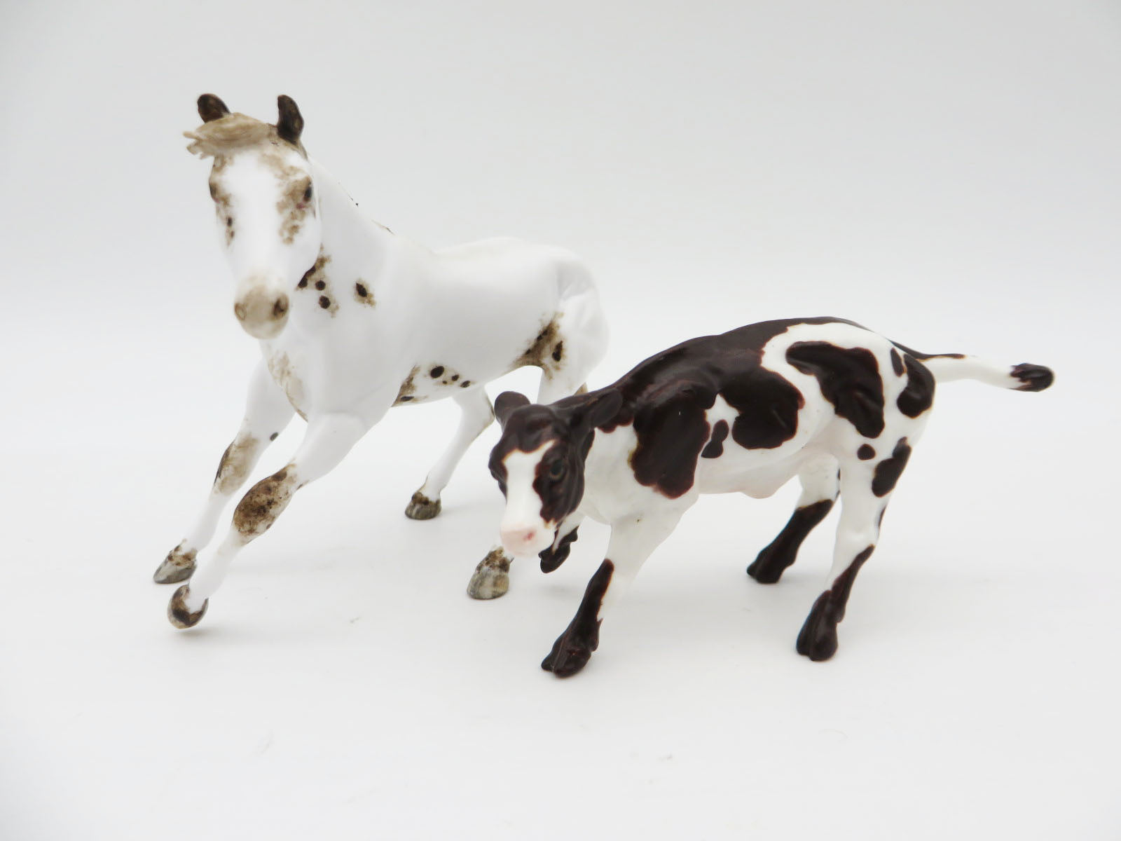 Twilight and Shadows - OOAK - Cutter and Calf By Andrea Thomason - Christmas Tails 2022 - CT22