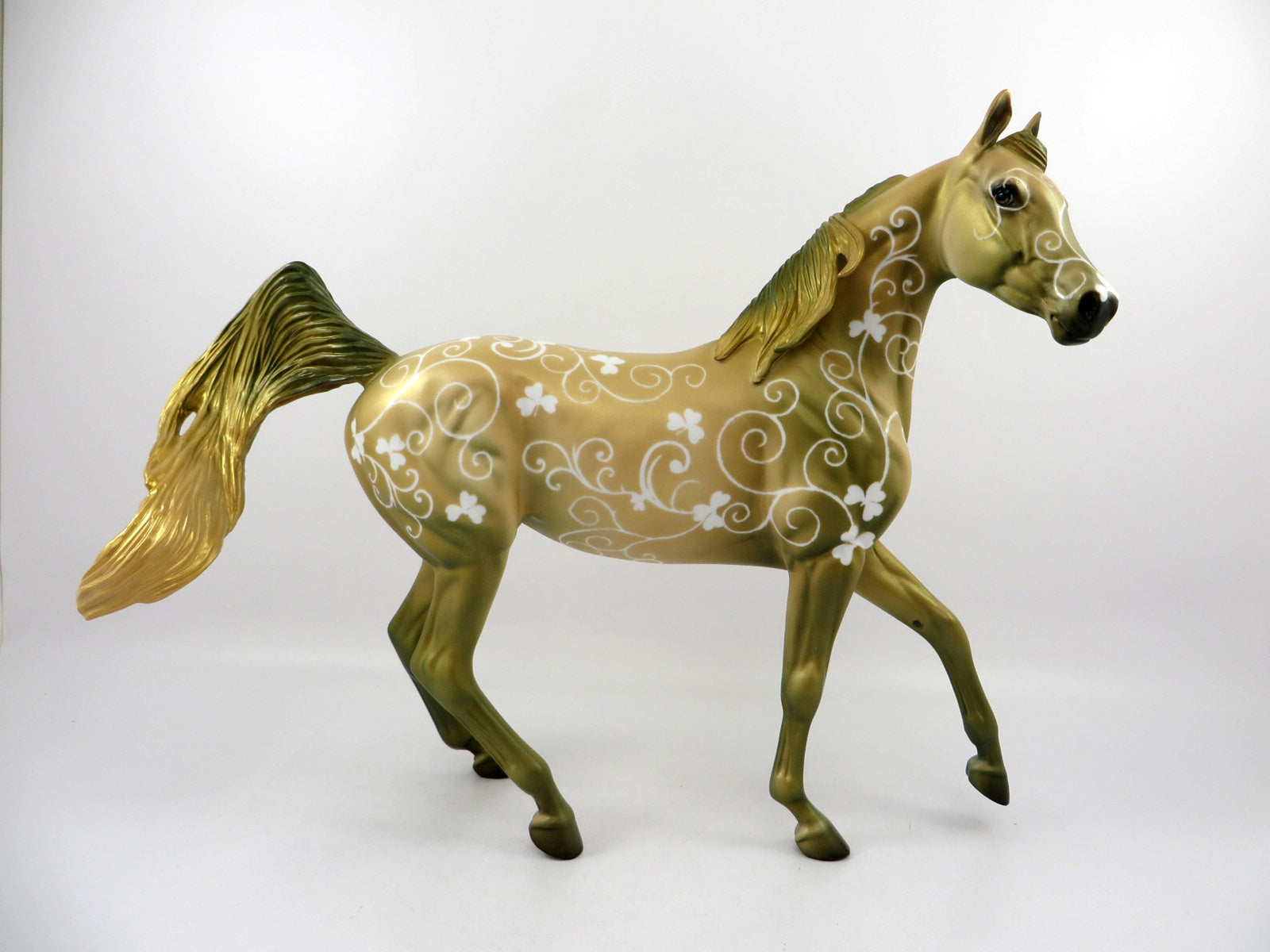 Shamrock Shimmer-OOAK Deco Arabian Mare By Dawn Quick 3/12/21