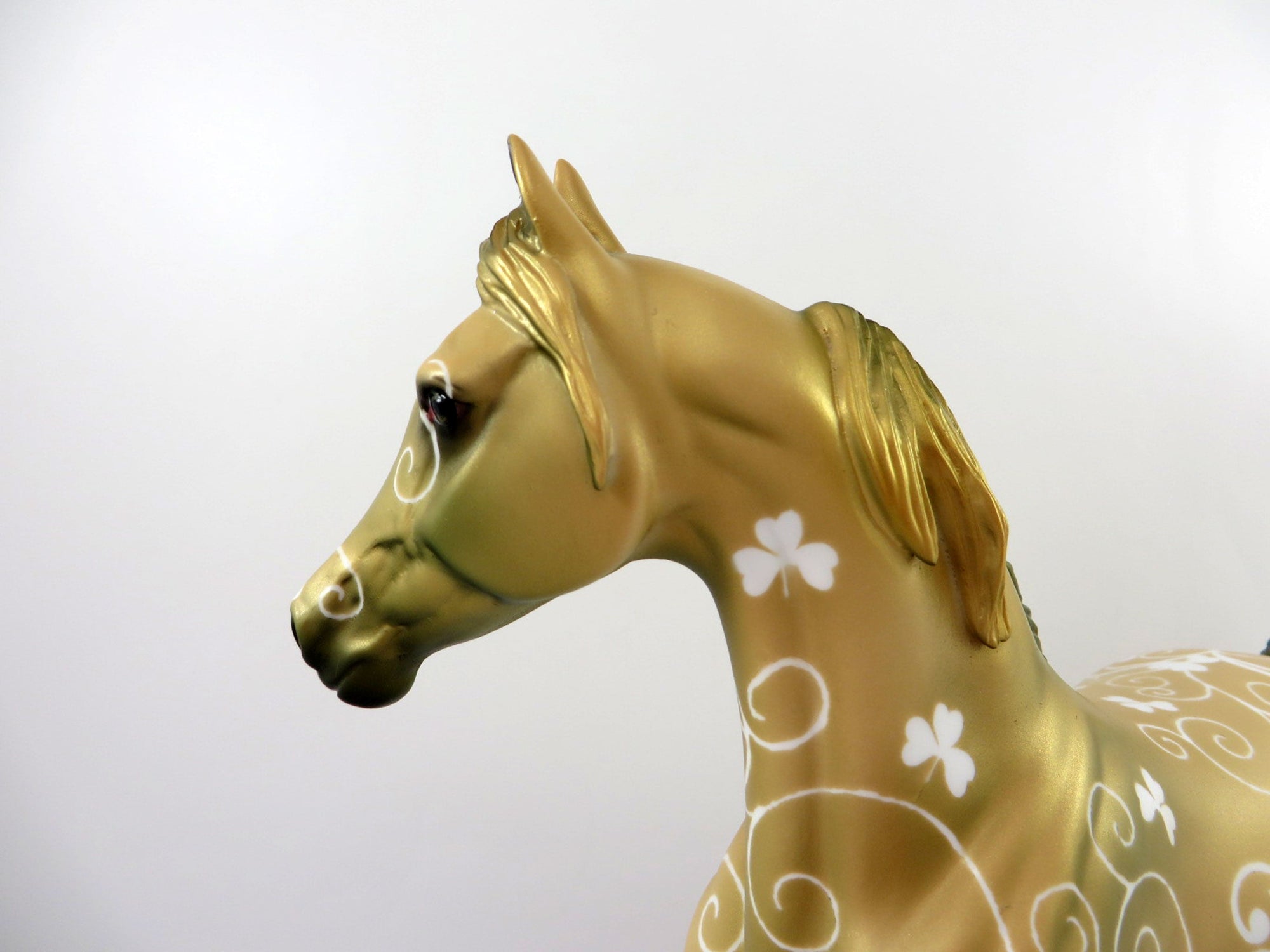 Shamrock Shimmer-OOAK Deco Arabian Mare By Dawn Quick 3/12/21