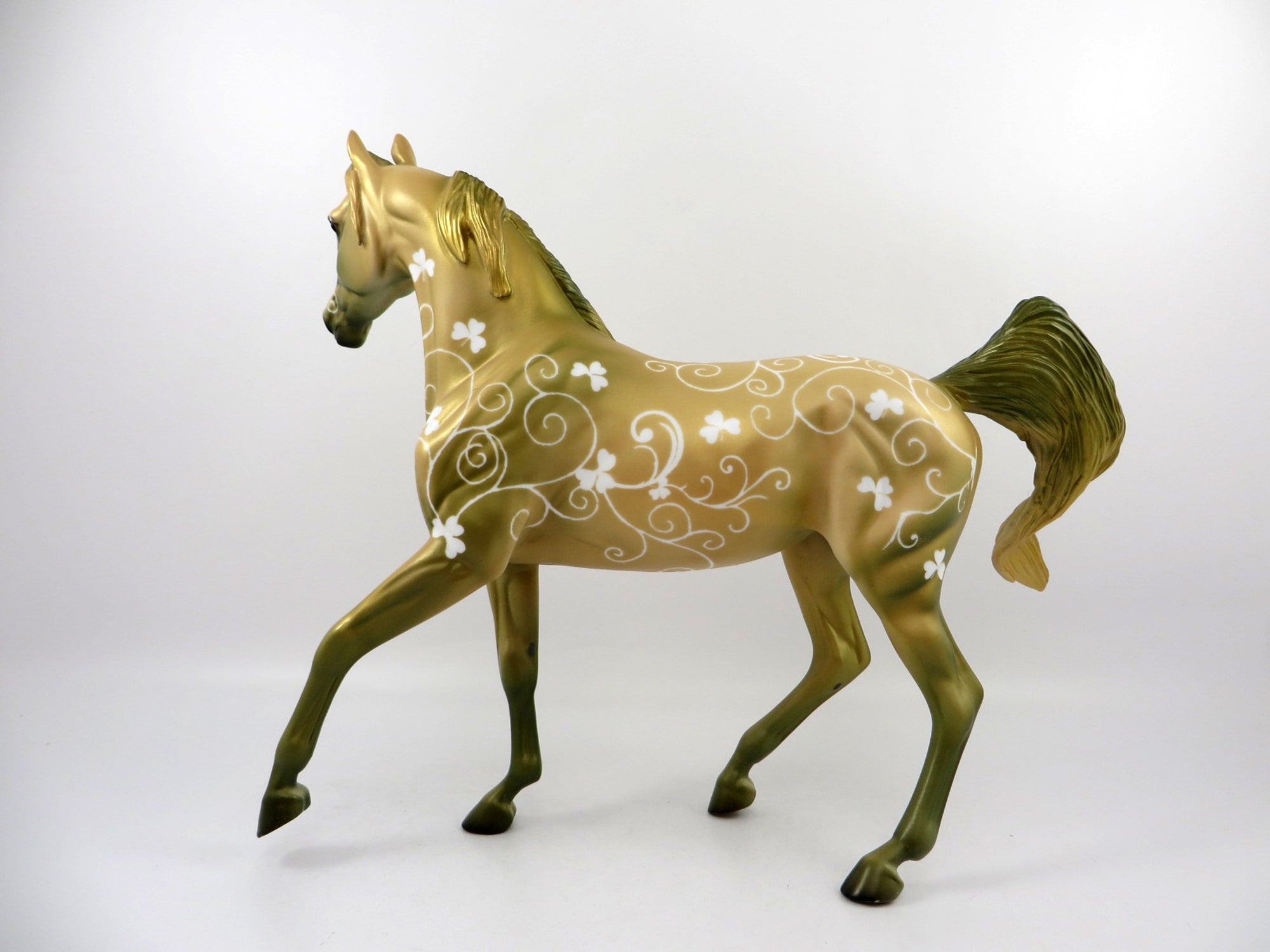 Shamrock Shimmer-OOAK Deco Arabian Mare By Dawn Quick 3/12/21