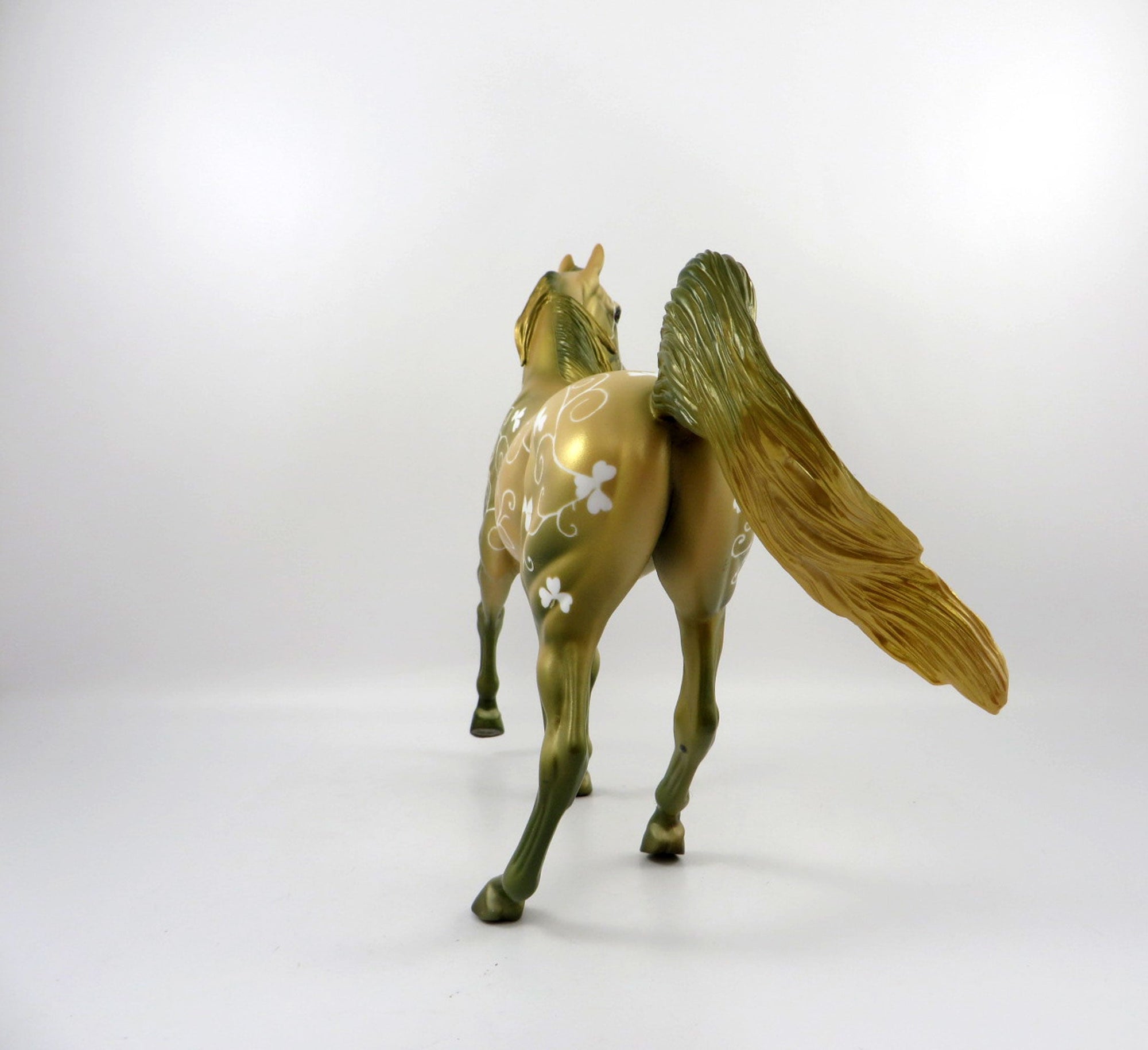 Shamrock Shimmer-OOAK Deco Arabian Mare By Dawn Quick 3/12/21
