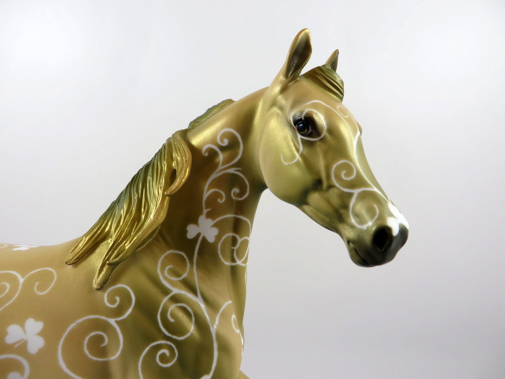 Shamrock Shimmer-OOAK Deco Arabian Mare By Dawn Quick 3/12/21