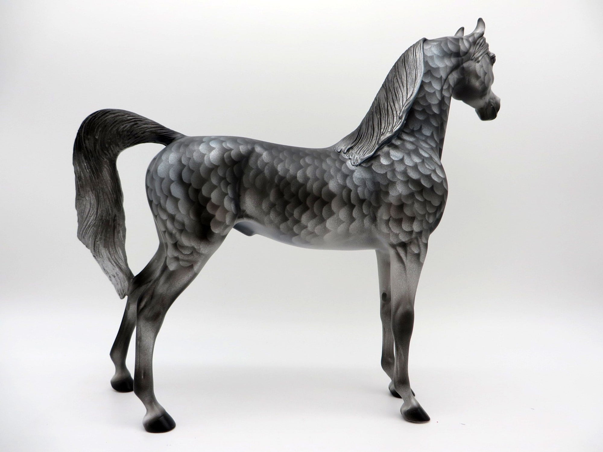 Shark Bait-OOAK Deco Arabian Painted By Ellen Robbins 7/16/21