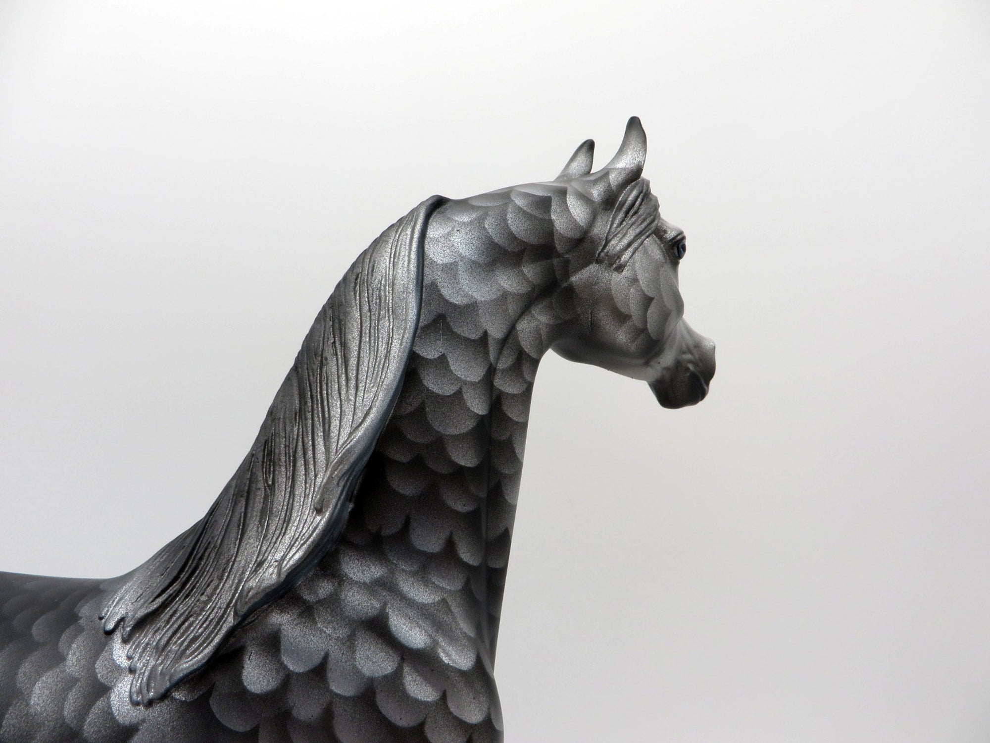 Shark Bait-OOAK Deco Arabian Painted By Ellen Robbins 7/16/21