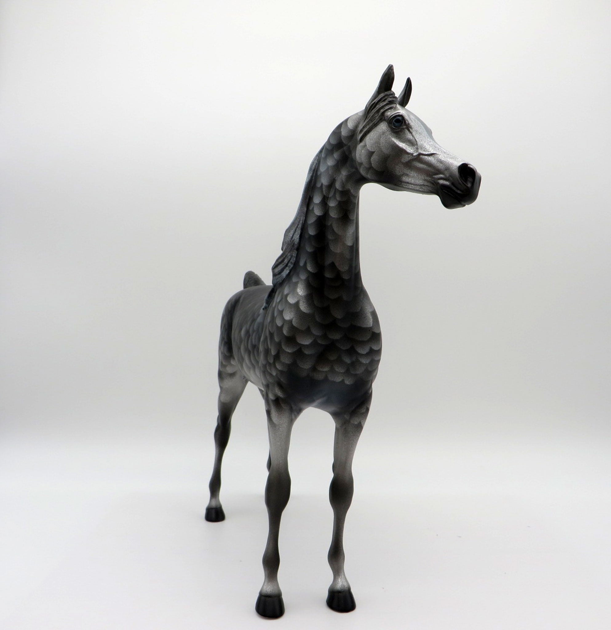 Shark Bait-OOAK Deco Arabian Painted By Ellen Robbins 7/16/21