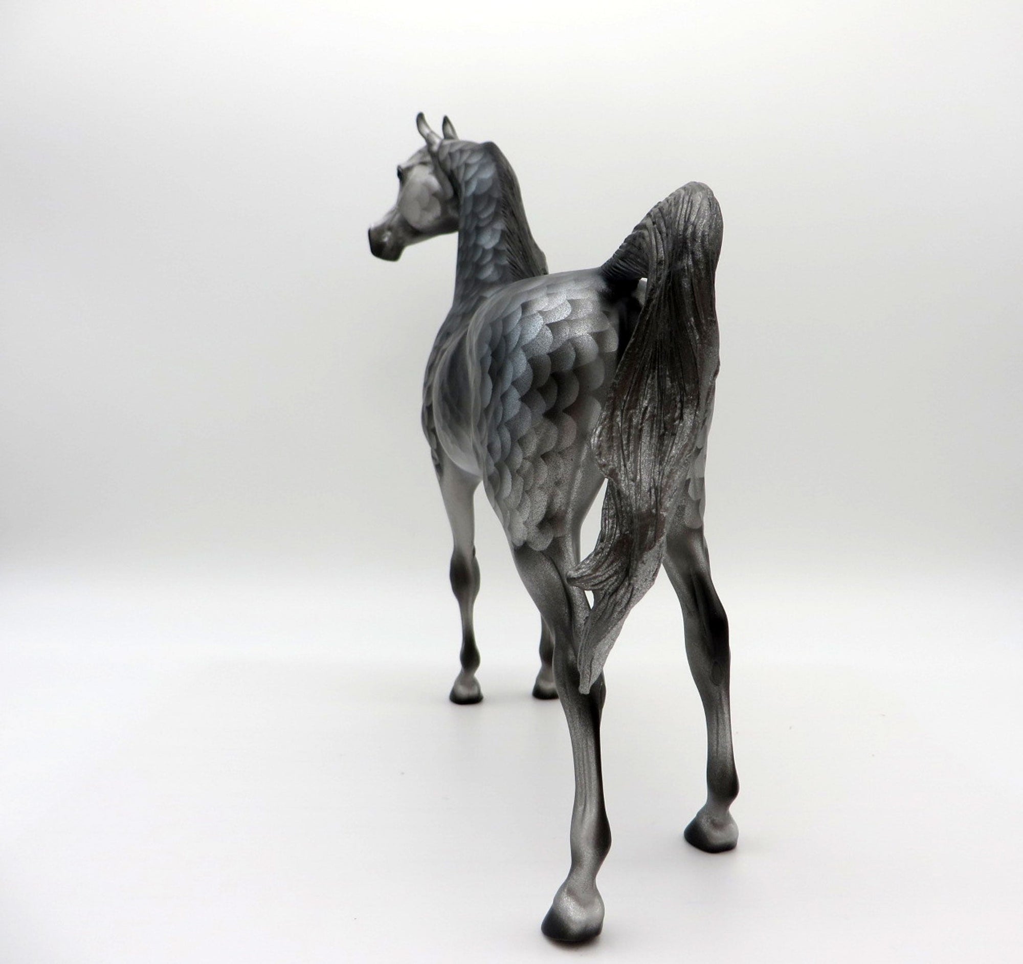 Shark Bait-OOAK Deco Arabian Painted By Ellen Robbins 7/16/21