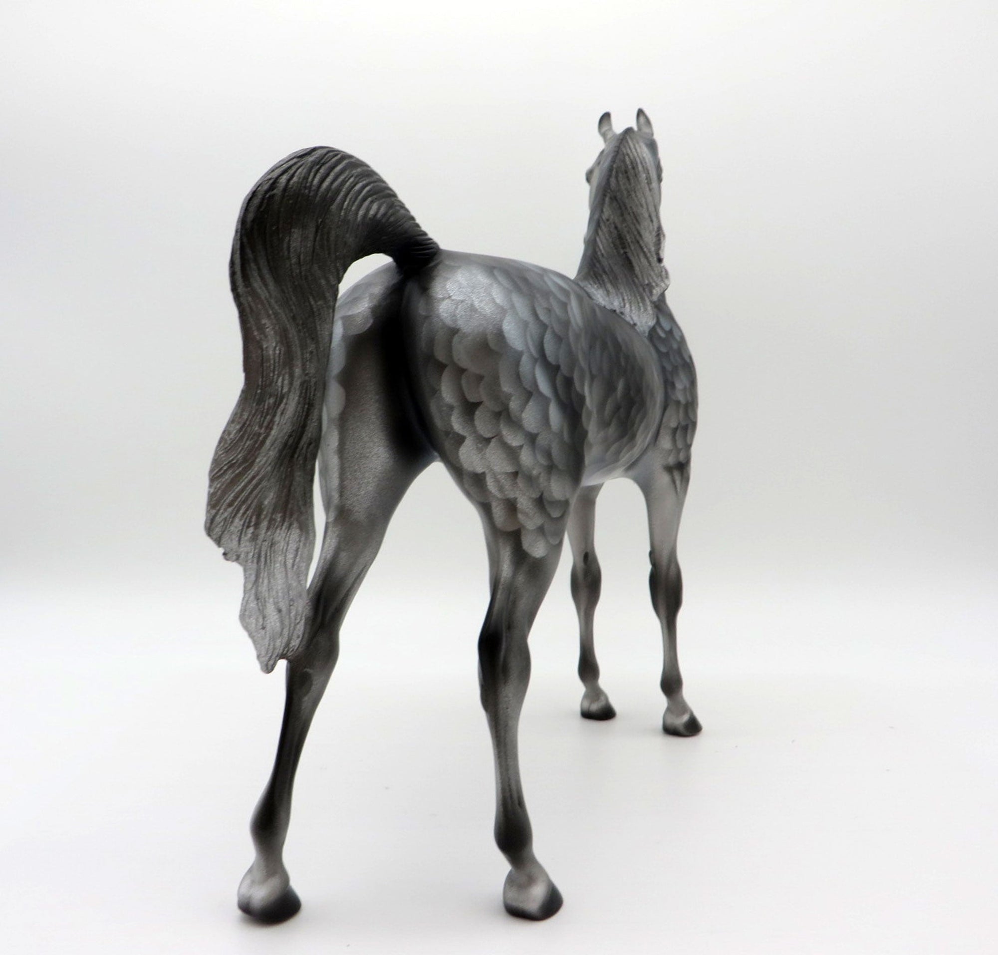 Shark Bait-OOAK Deco Arabian Painted By Ellen Robbins 7/16/21