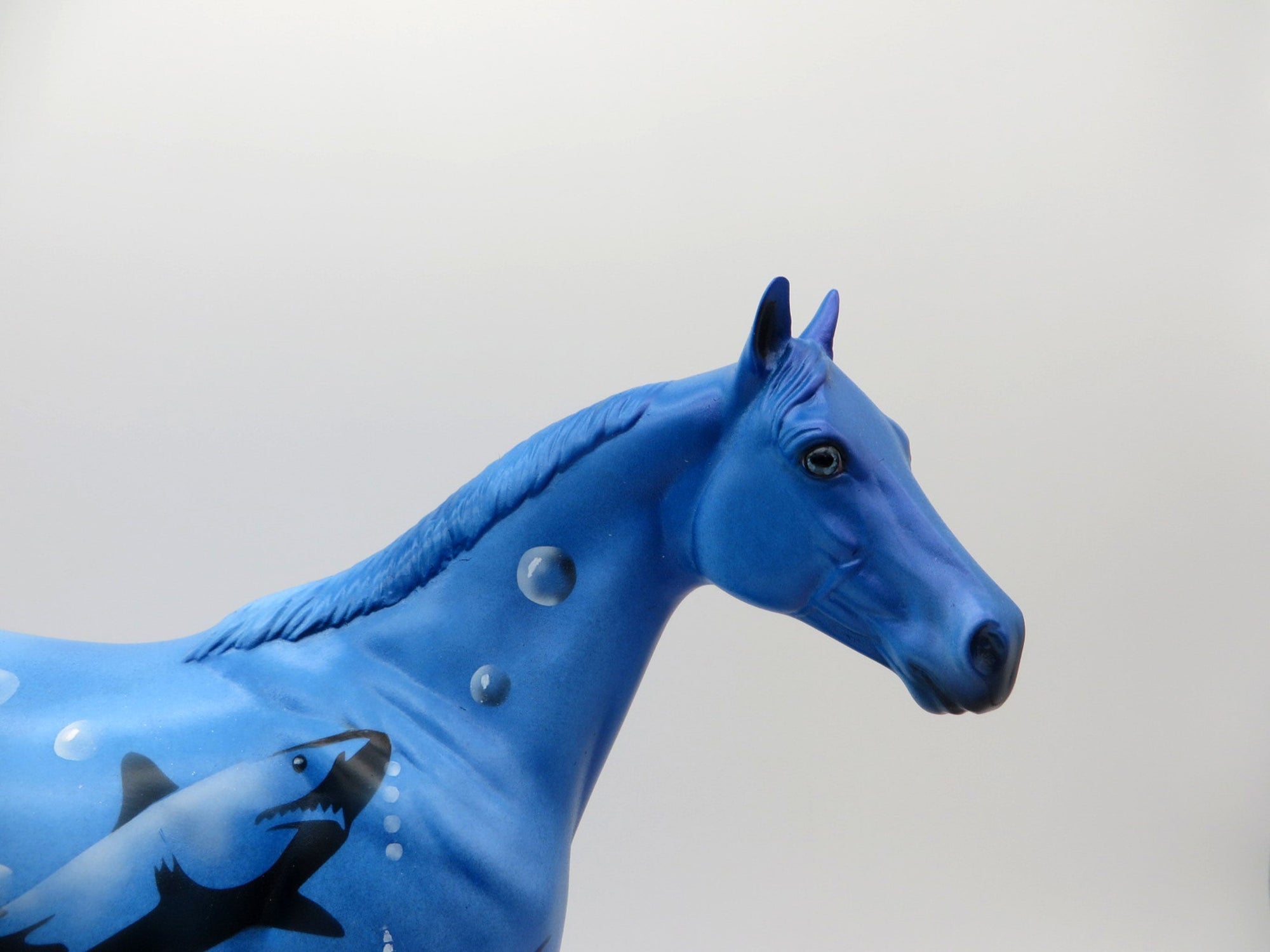 Shark Tank-OOAK Shark Week Deco ISH Painted BY Dawn Quick  7/16/21