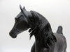 Shasta-OOAK Dapple Black Arabian Mare Painted By Caroline Boydston 6/28/21
