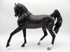 Shasta-OOAK Dapple Black Arabian Mare Painted By Caroline Boydston 6/28/21
