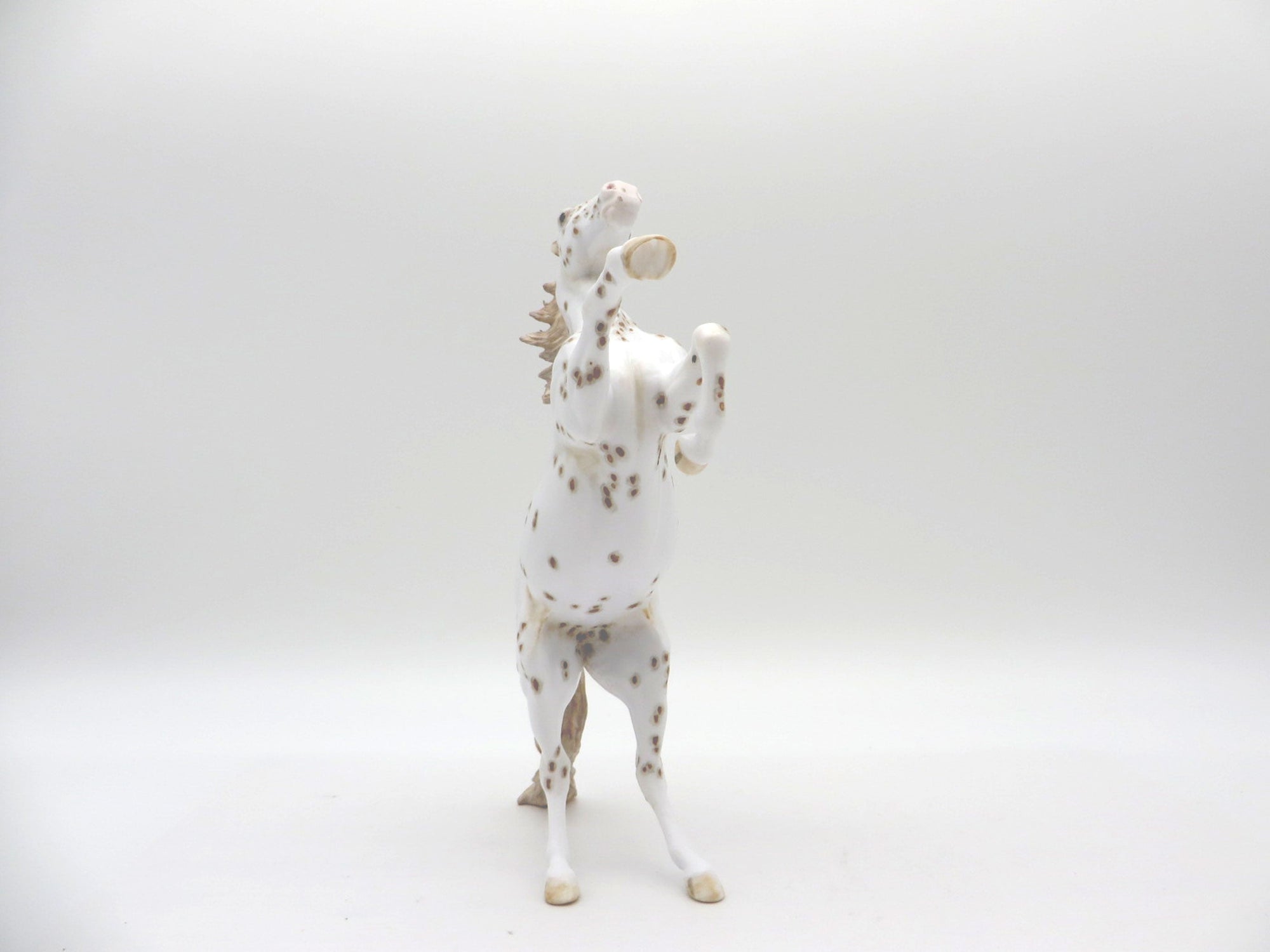 He Said She Said-OOAK Rearing Pebbles Painted By Andrea EQ 21