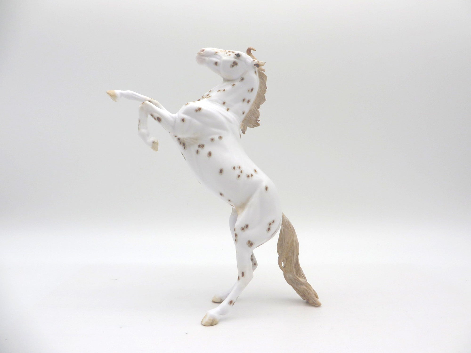 He Said She Said-OOAK Rearing Pebbles Painted By Andrea EQ 21