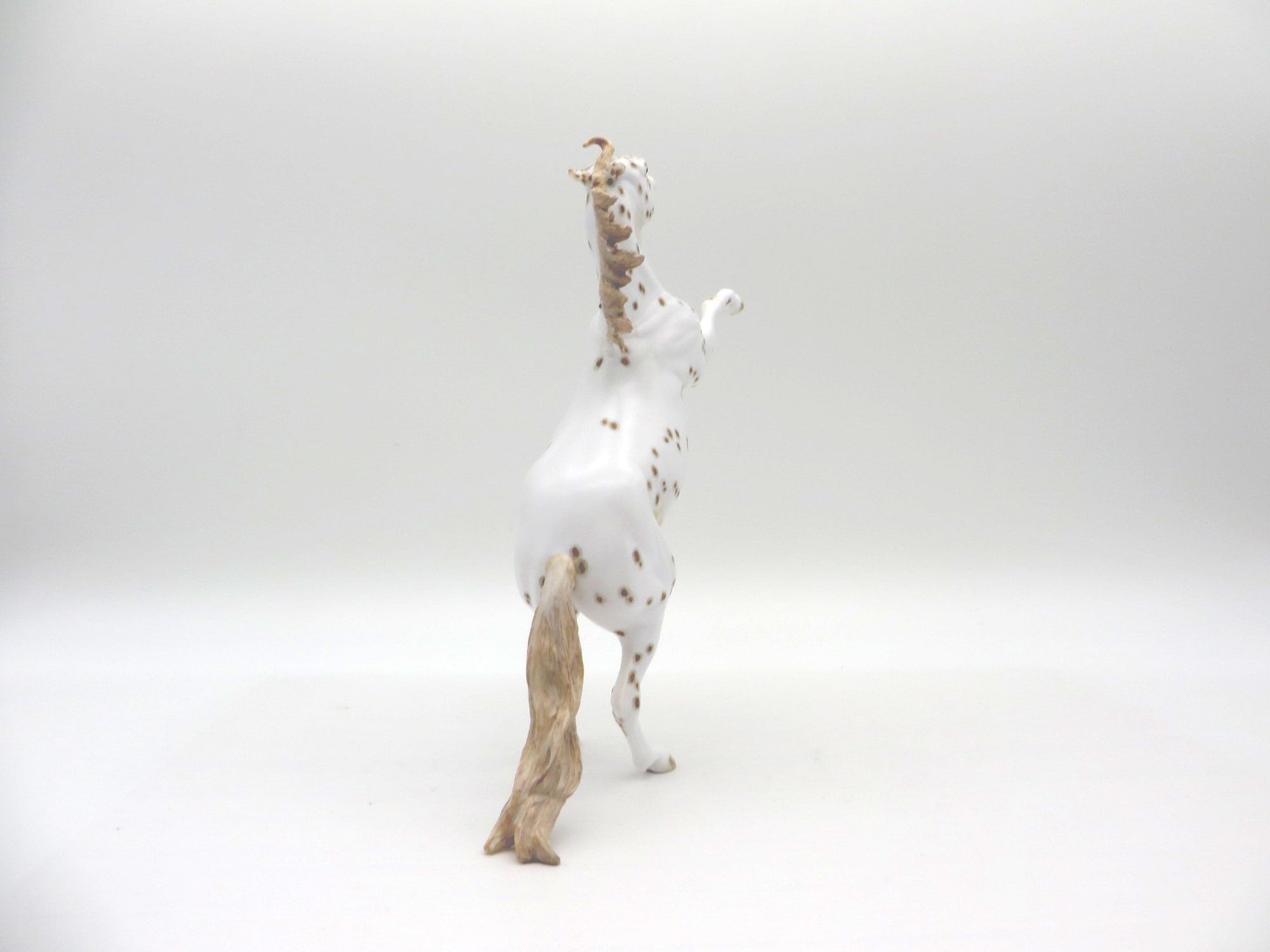 He Said She Said-OOAK Rearing Pebbles Painted By Andrea EQ 21