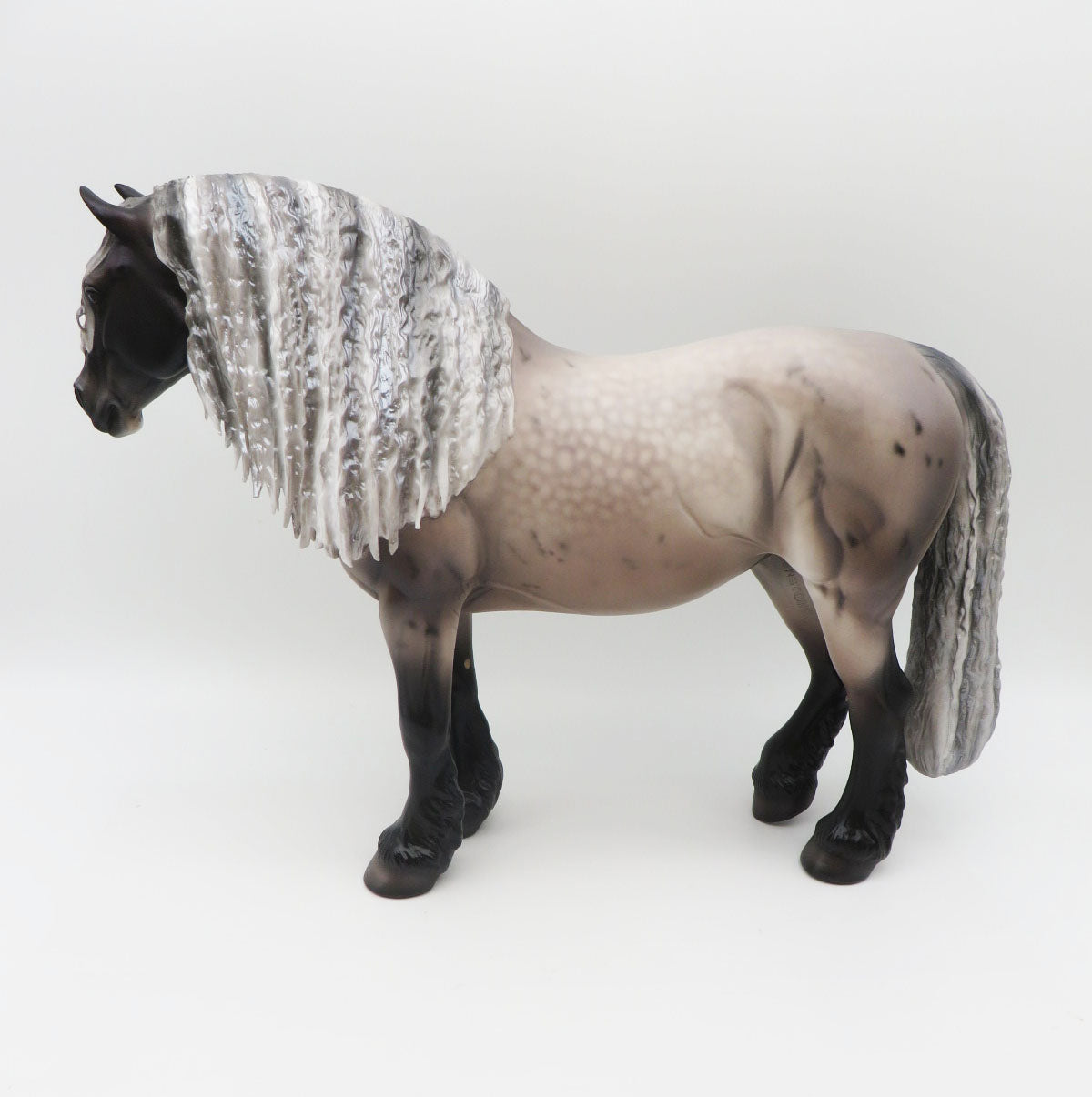 Sheila E. - OOAK - Dapple Blue Roan Heavy Draft By Caroline Boydston BEST OFFER 11/07/22