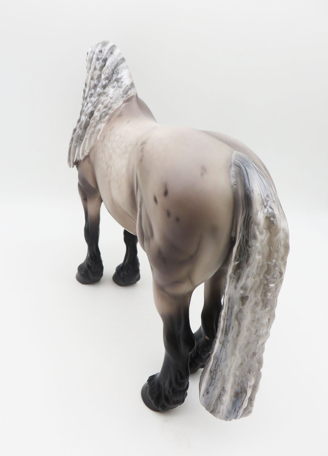 Sheila E. - OOAK - Dapple Blue Roan Heavy Draft By Caroline Boydston BEST OFFER 11/07/22