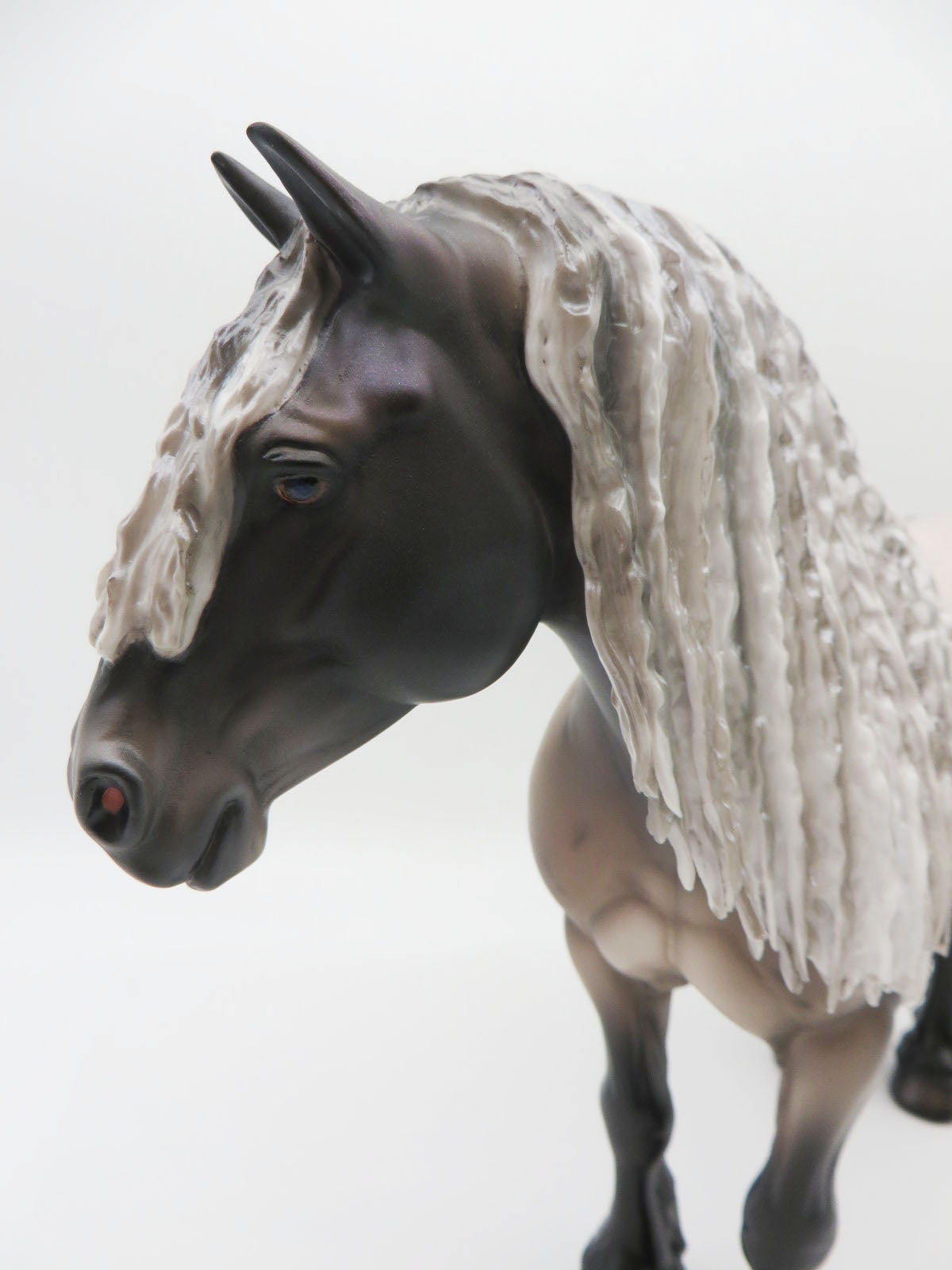 Sheila E. - OOAK - Dapple Blue Roan Heavy Draft By Caroline Boydston BEST OFFER 11/07/22