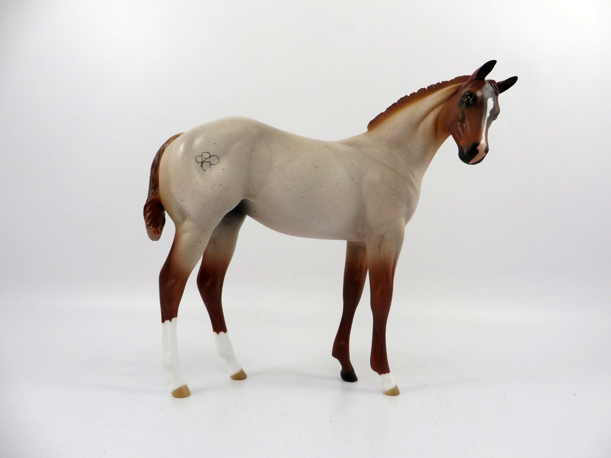 SHEZA DOC STAR-LE-10 RANCH HORSE RED ROAN Weanling