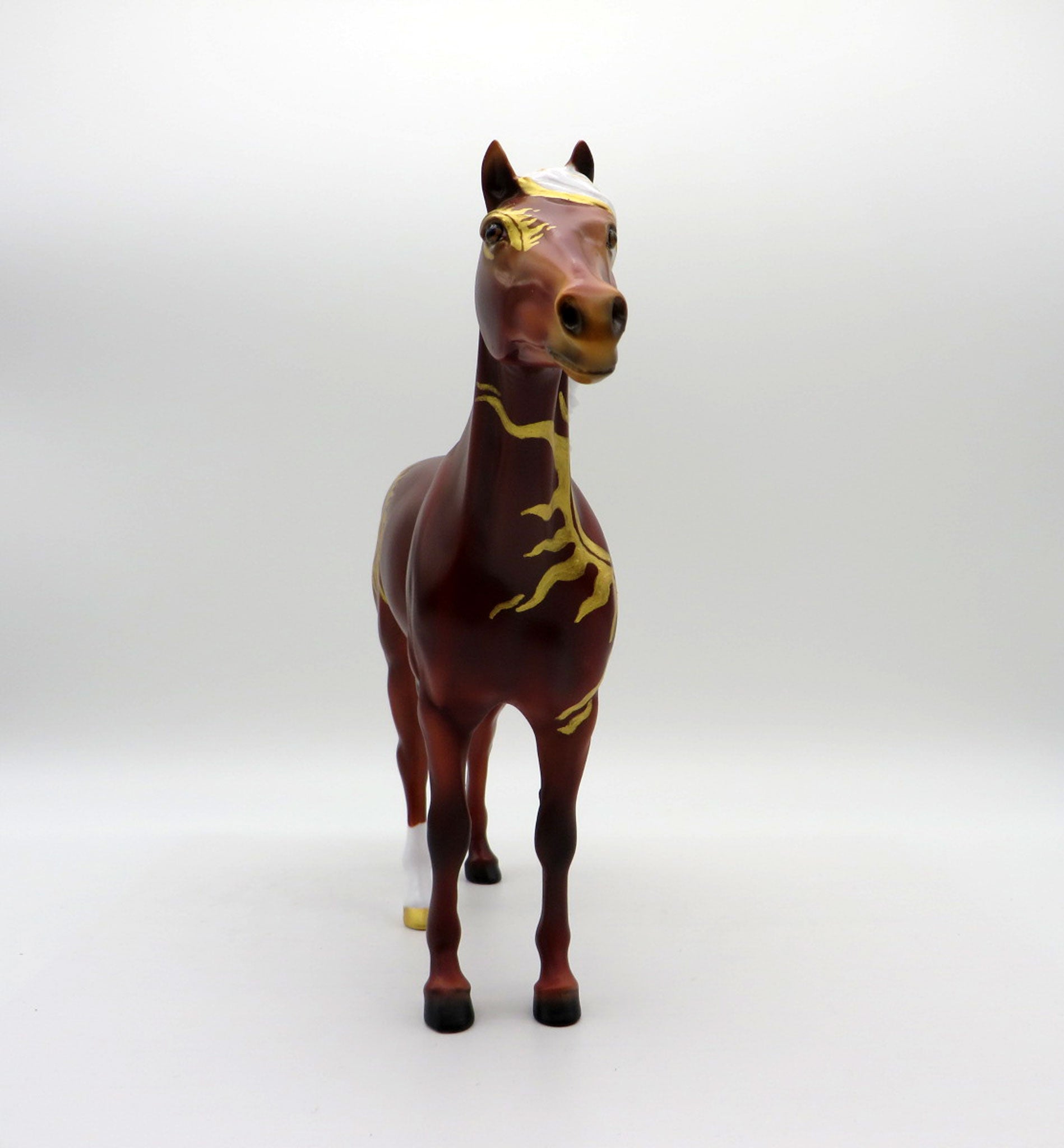 Shine Brite-OOAK Deco Spanish Mustang Painted By Jas Fanning 6/4/21