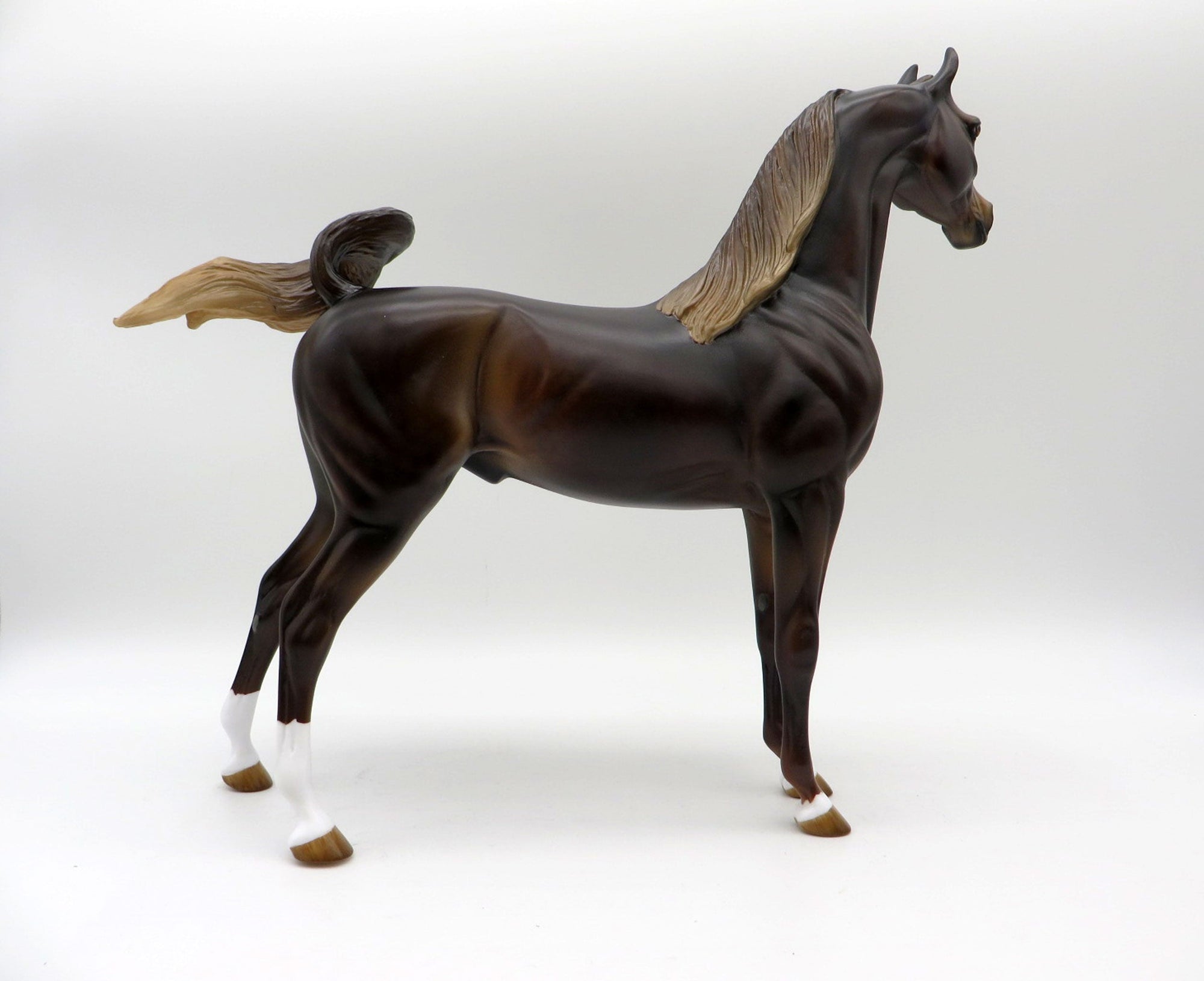 Shiraz-OOAK Liver Chestnut Arabian Painted By Dawn Quick  5/21/21