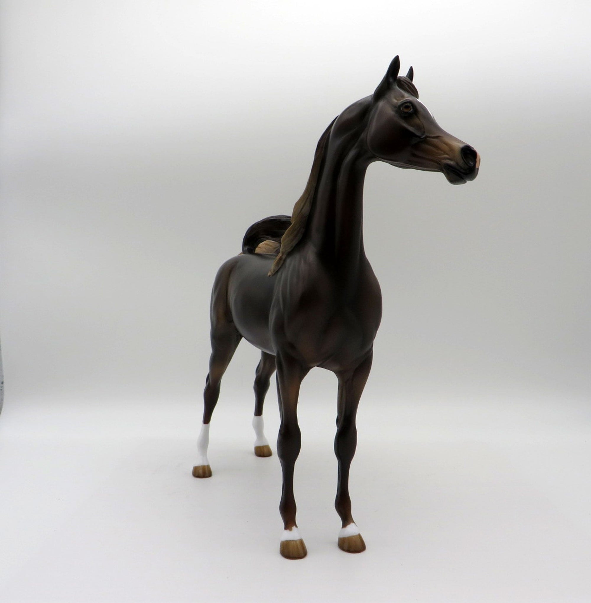 Shiraz-OOAK Liver Chestnut Arabian Painted By Dawn Quick  5/21/21