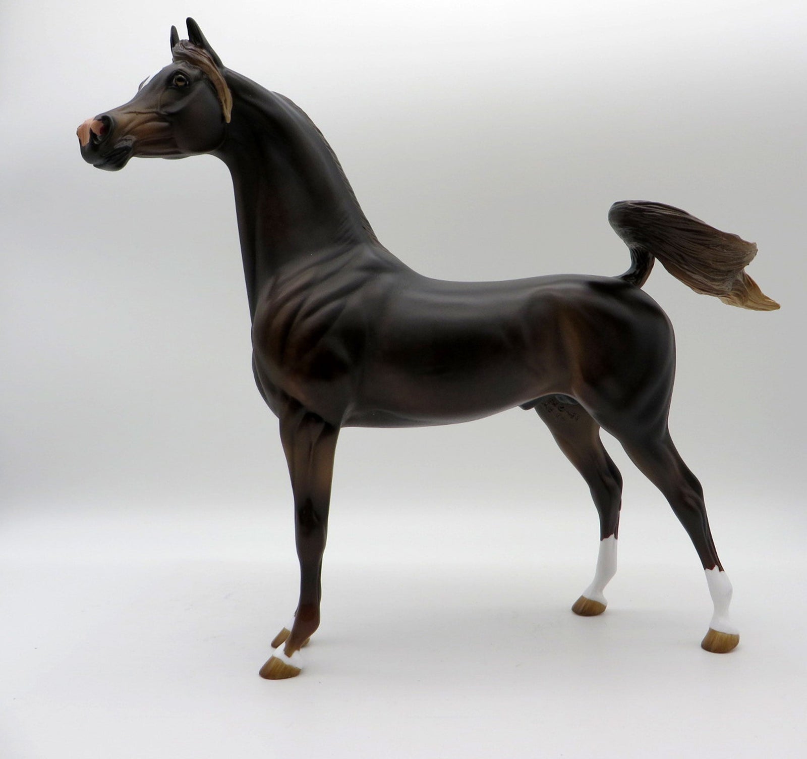 Shiraz-OOAK Liver Chestnut Arabian Painted By Dawn Quick  5/21/21