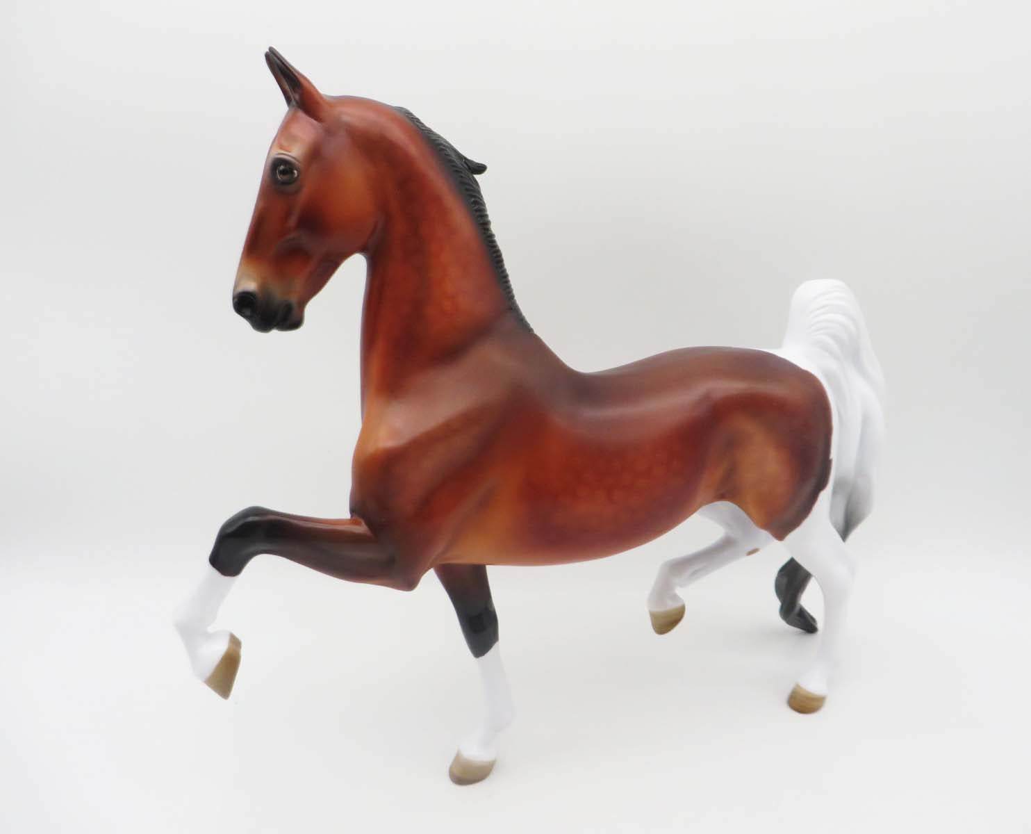 Shogun-OOAK Bay Tobiano Saddlebred Angela SHCF23