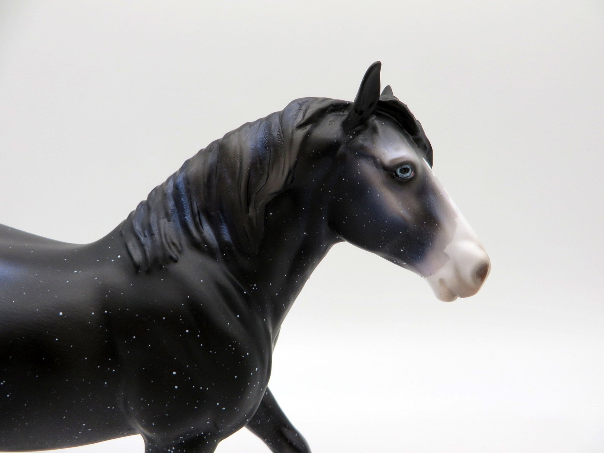 Shooting Star-LE-3 Trotting Draft Pebbles Painted by Ellen Robbins 7/30/21