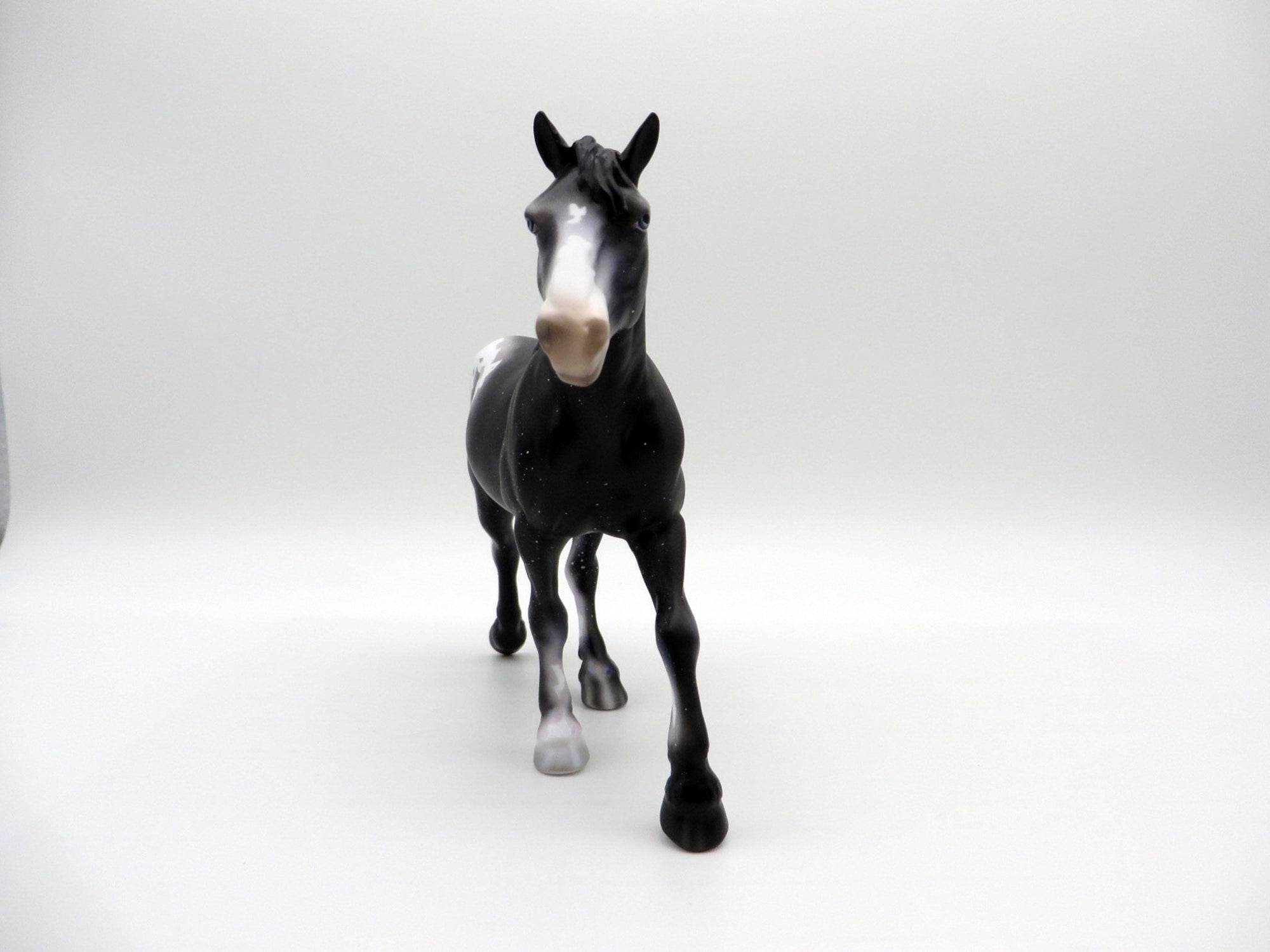 Shooting Star-LE-3 Trotting Draft Pebbles Painted by Ellen Robbins 7/30/21