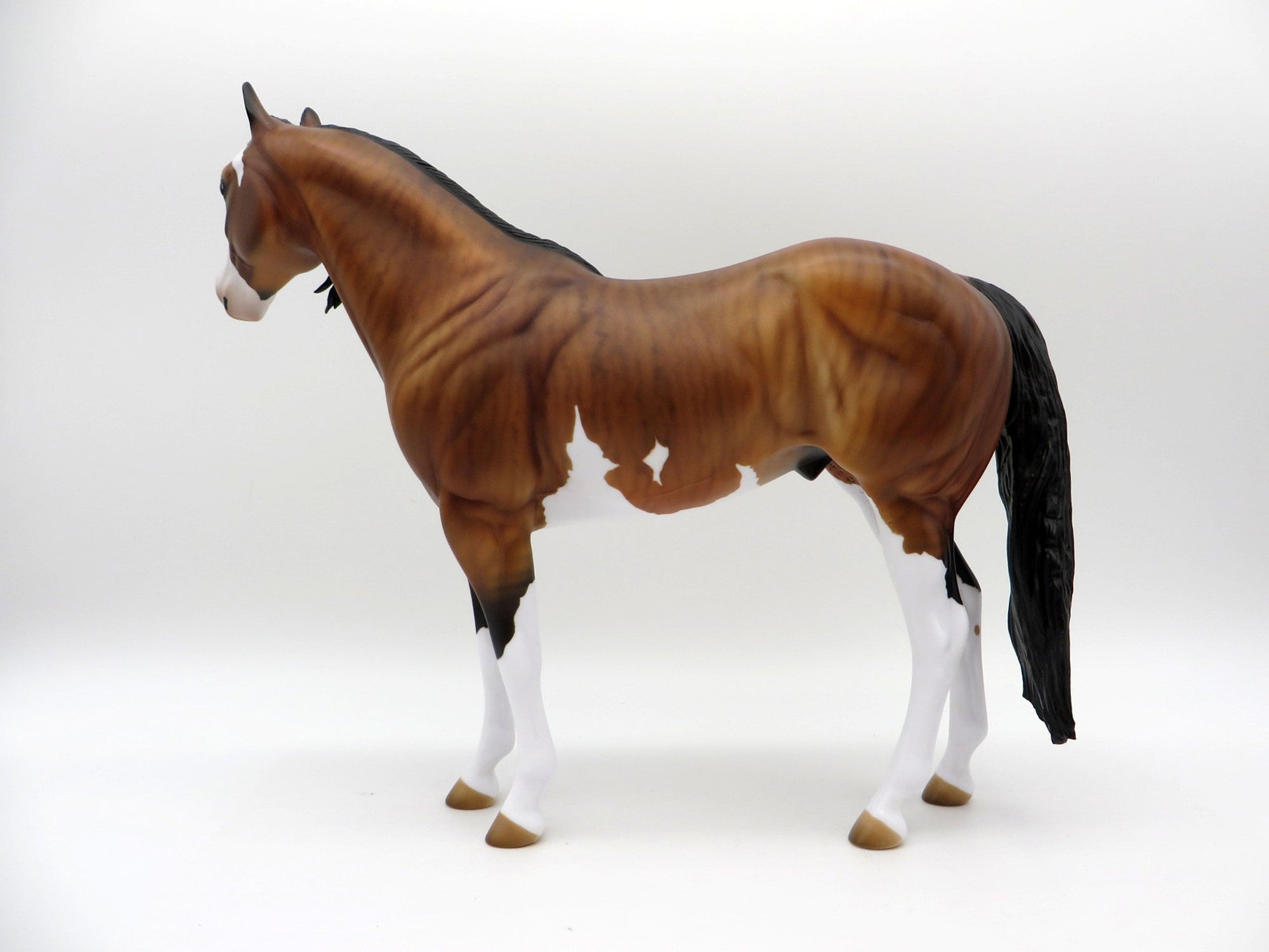 Show Stopper-OOAK Brindle ISH Painted By Audrey Dixon EQ 21
