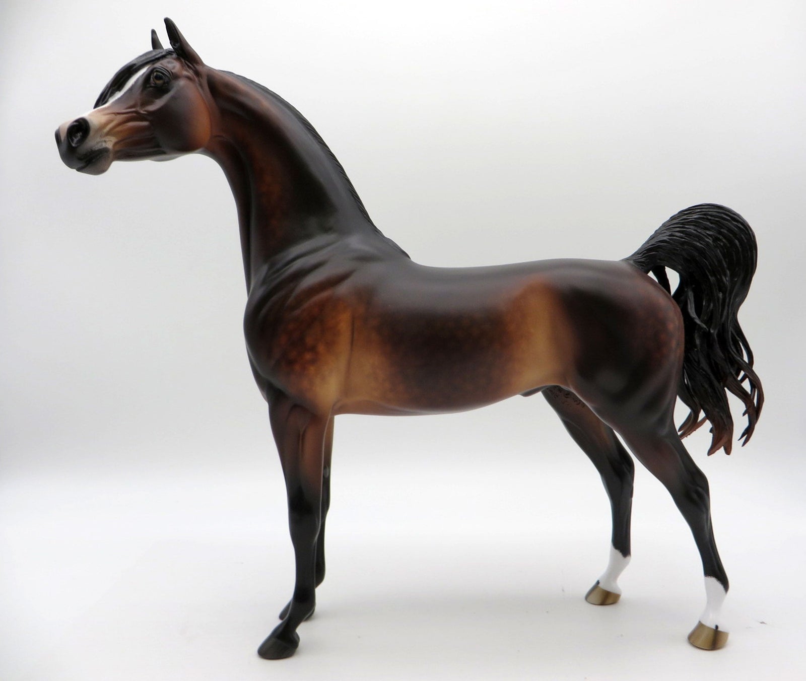 Show of Shows-OOAK Dapple Bay Arabian Painted by Sheryl Leisure 1/3/22