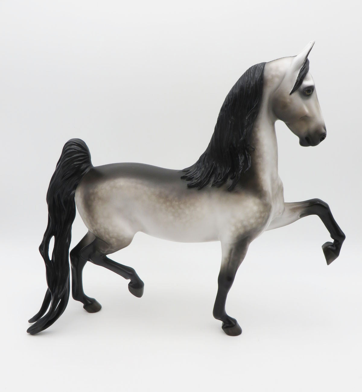 Sidney Kidd -- OOAK - Dapple Grey Saddlebred - Painted By Sheryl Leisure - Best Offers 10/14/22