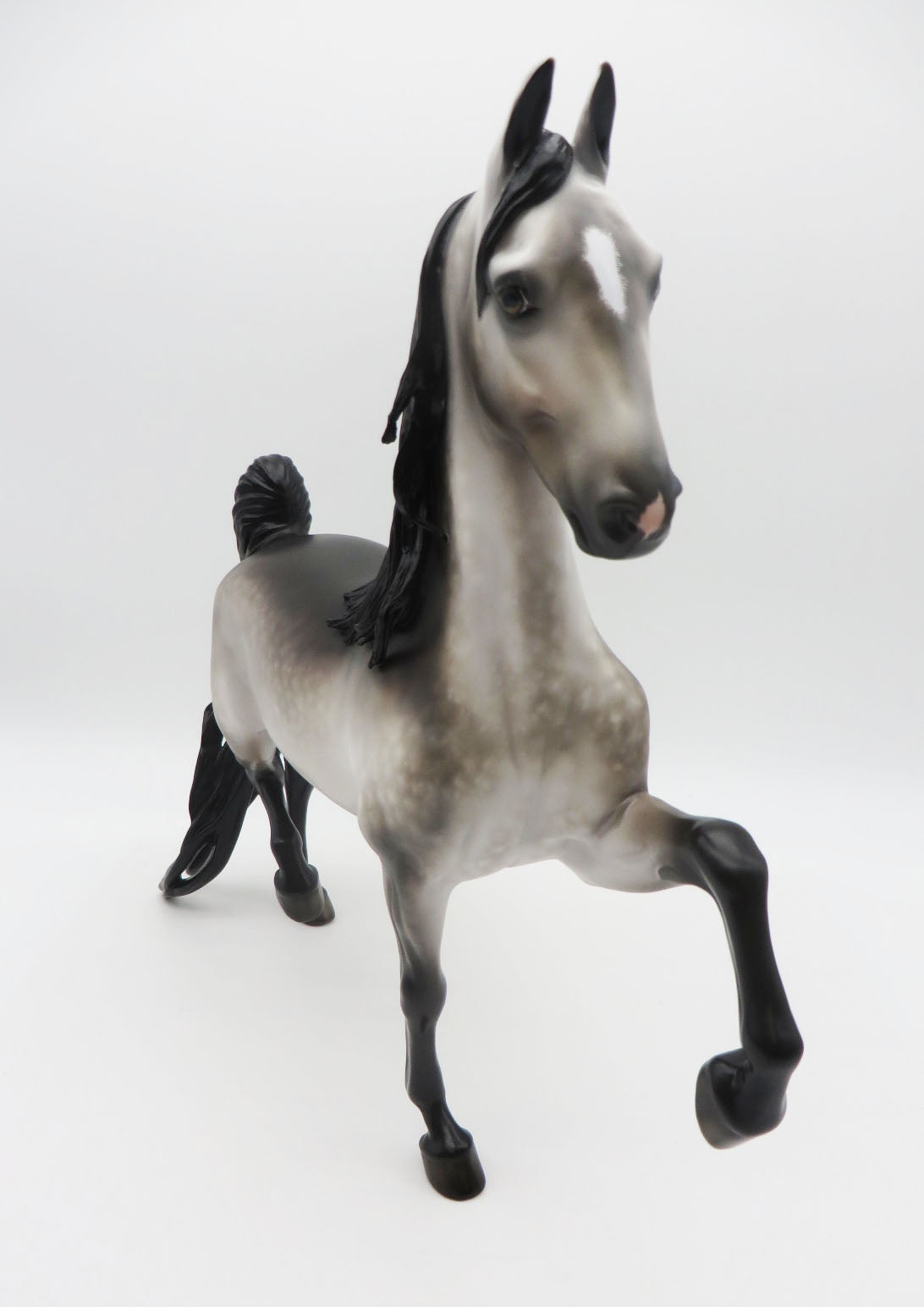 Sidney Kidd -- OOAK - Dapple Grey Saddlebred - Painted By Sheryl Leisure - Best Offers 10/14/22