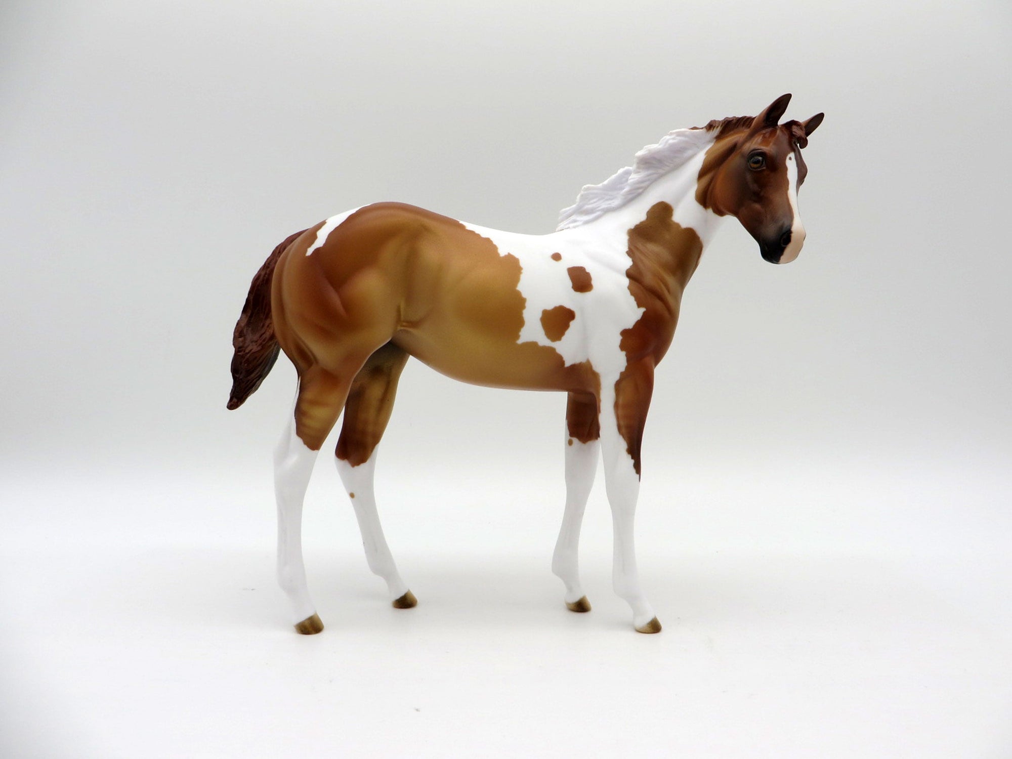 Sienna-OOAK Red Dun Tobiano Foal Painted By Julie Keim EQ 21