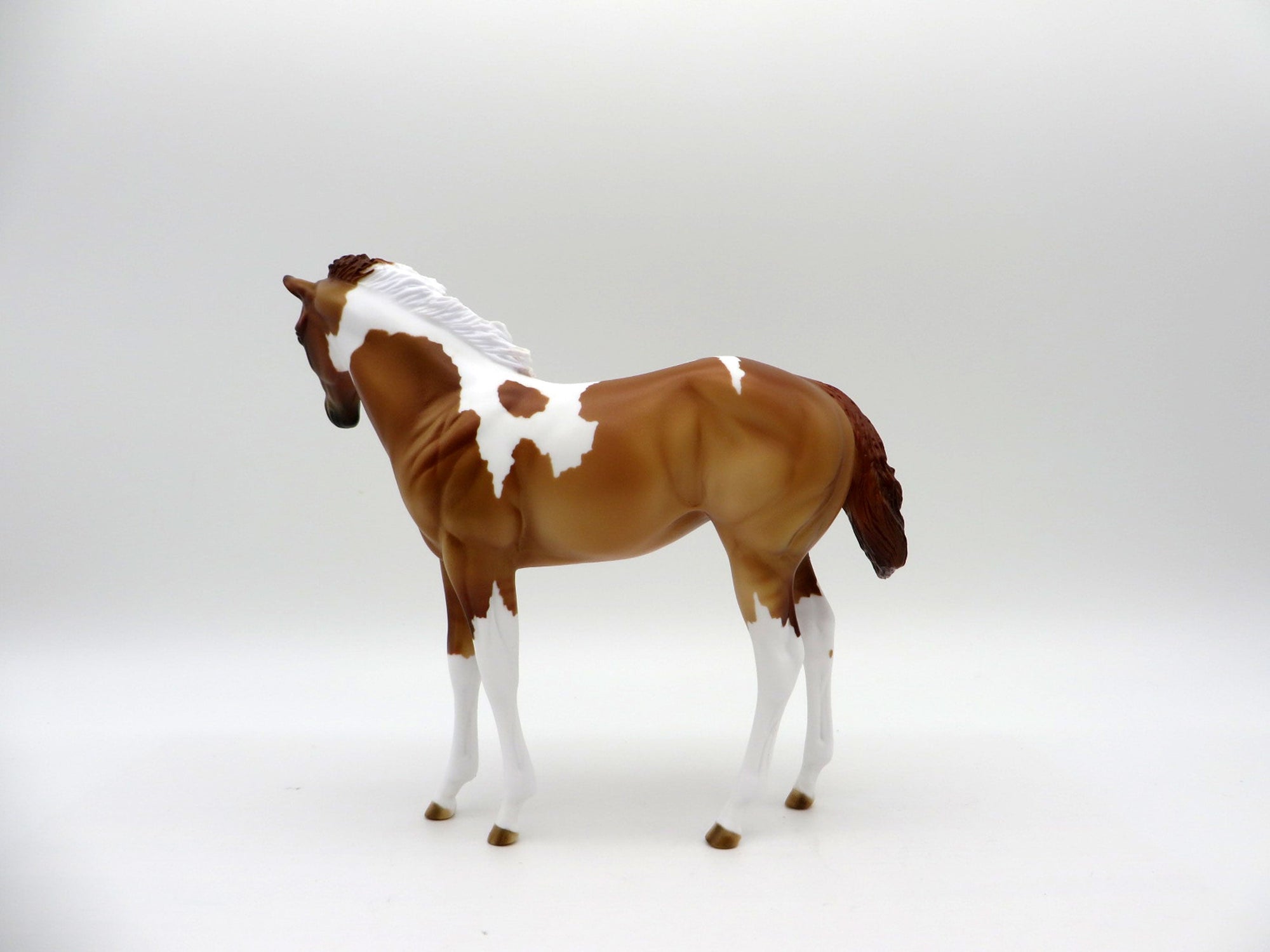 Sienna-OOAK Red Dun Tobiano Foal Painted By Julie Keim EQ 21