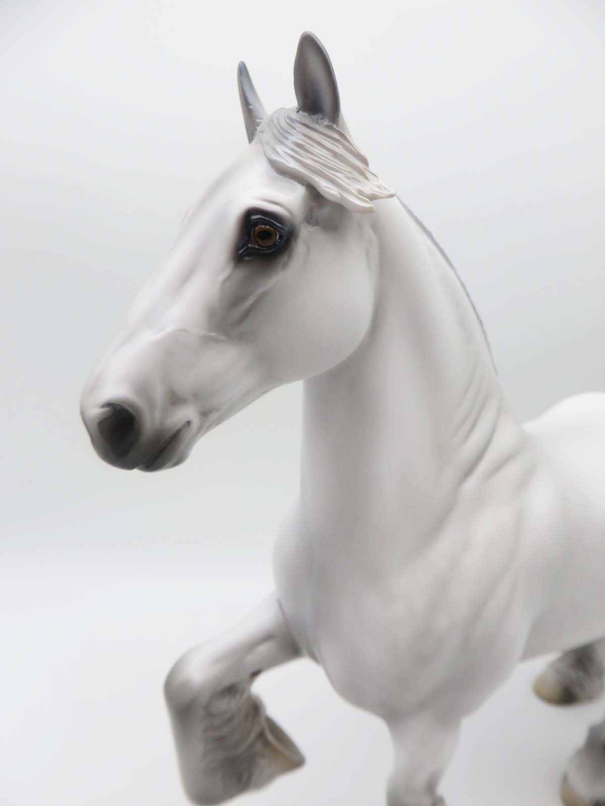 Sif- OOAK - Dappled Grey Trotting Drafter By Jess Hamill - P&amp;C 23