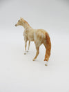 Silent Sunrise - OOAK - Chestnut Brindle Thoroughbred Chip By Andrea Thomason - Christmas Tails 2022 - CT22