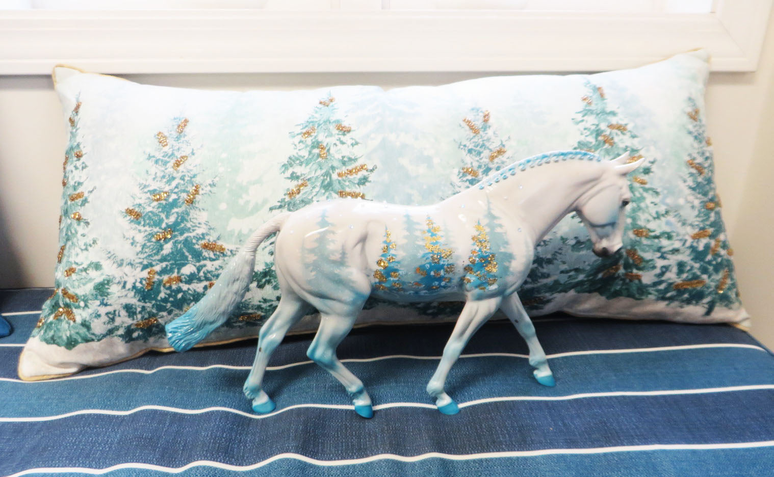 Silent Winter - BEST OFFER - OOAK - Decorator Irish Draft By Dawn Quick- Christmas Tails 2022 - CT22