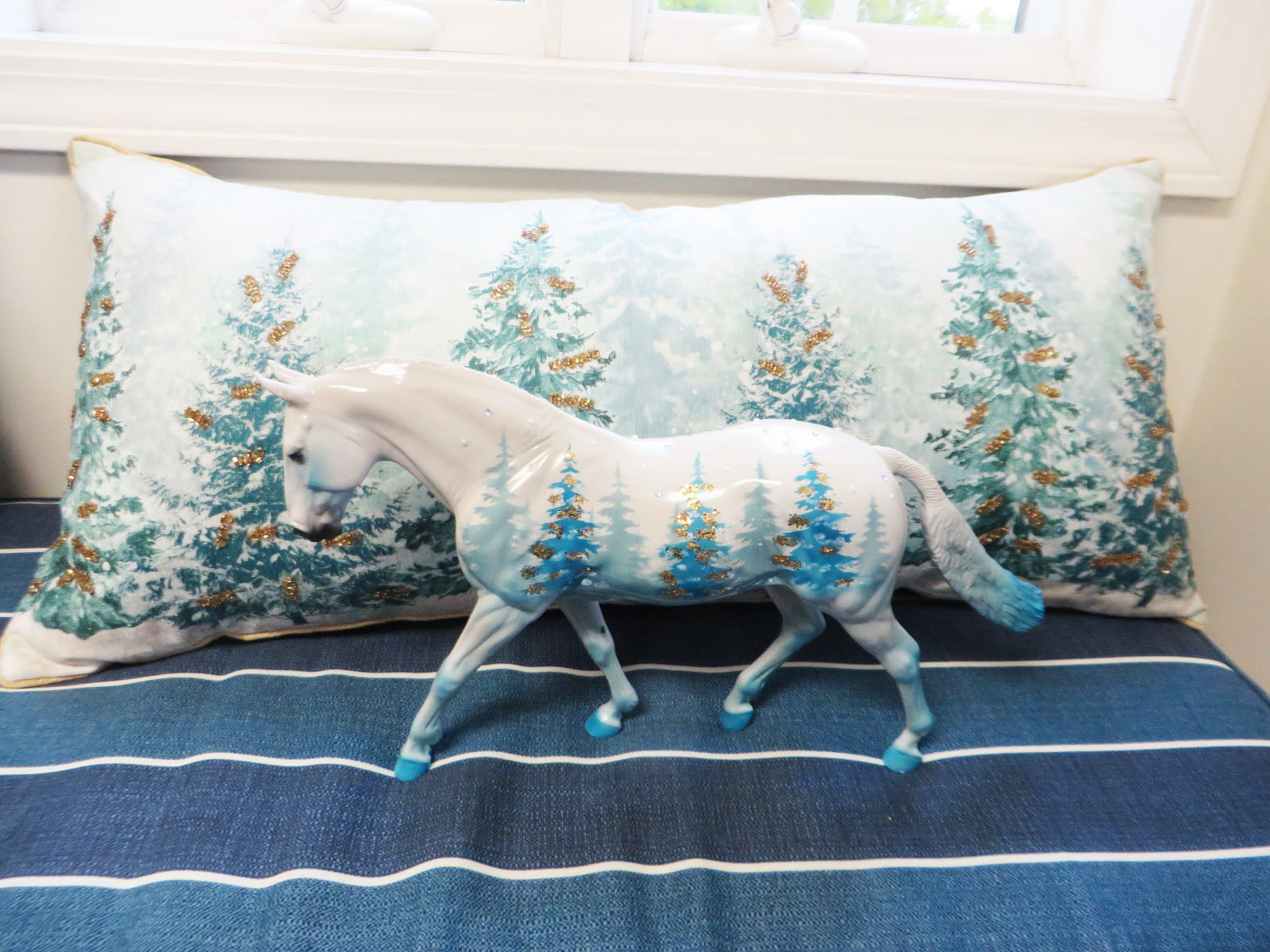 Silent Winter - BEST OFFER - OOAK - Decorator Irish Draft By Dawn Quick- Christmas Tails 2022 - CT22