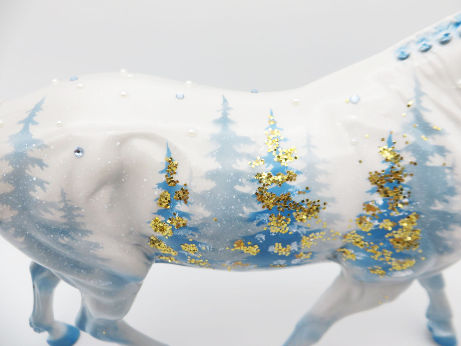 Silent Winter - BEST OFFER - OOAK - Decorator Irish Draft By Dawn Quick- Christmas Tails 2022 - CT22