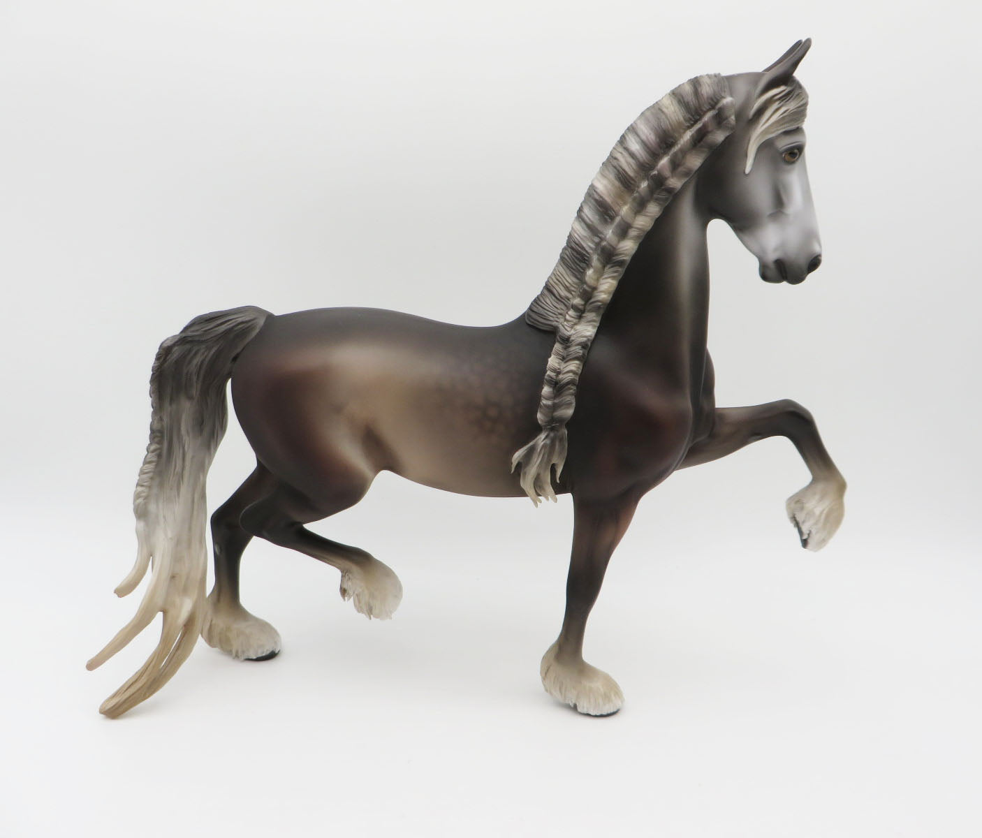 Silver & Gold - OOAK - Dapple Rose Grey Custom Saddlebred by Jess Hamill - Best Offers 2/27/23